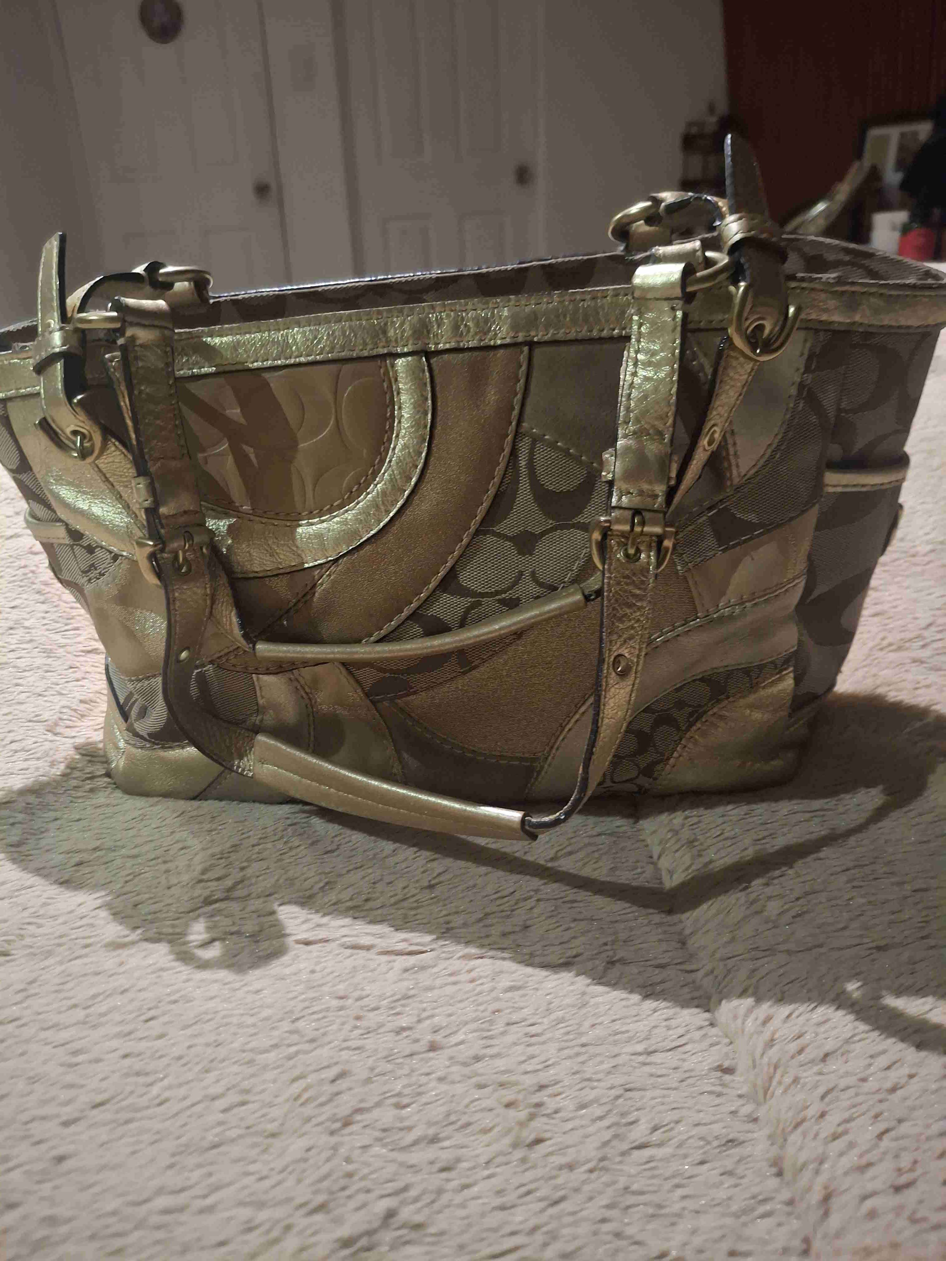 COACH signature Mosaic Patchwork Gallery Tote - miniatura 2