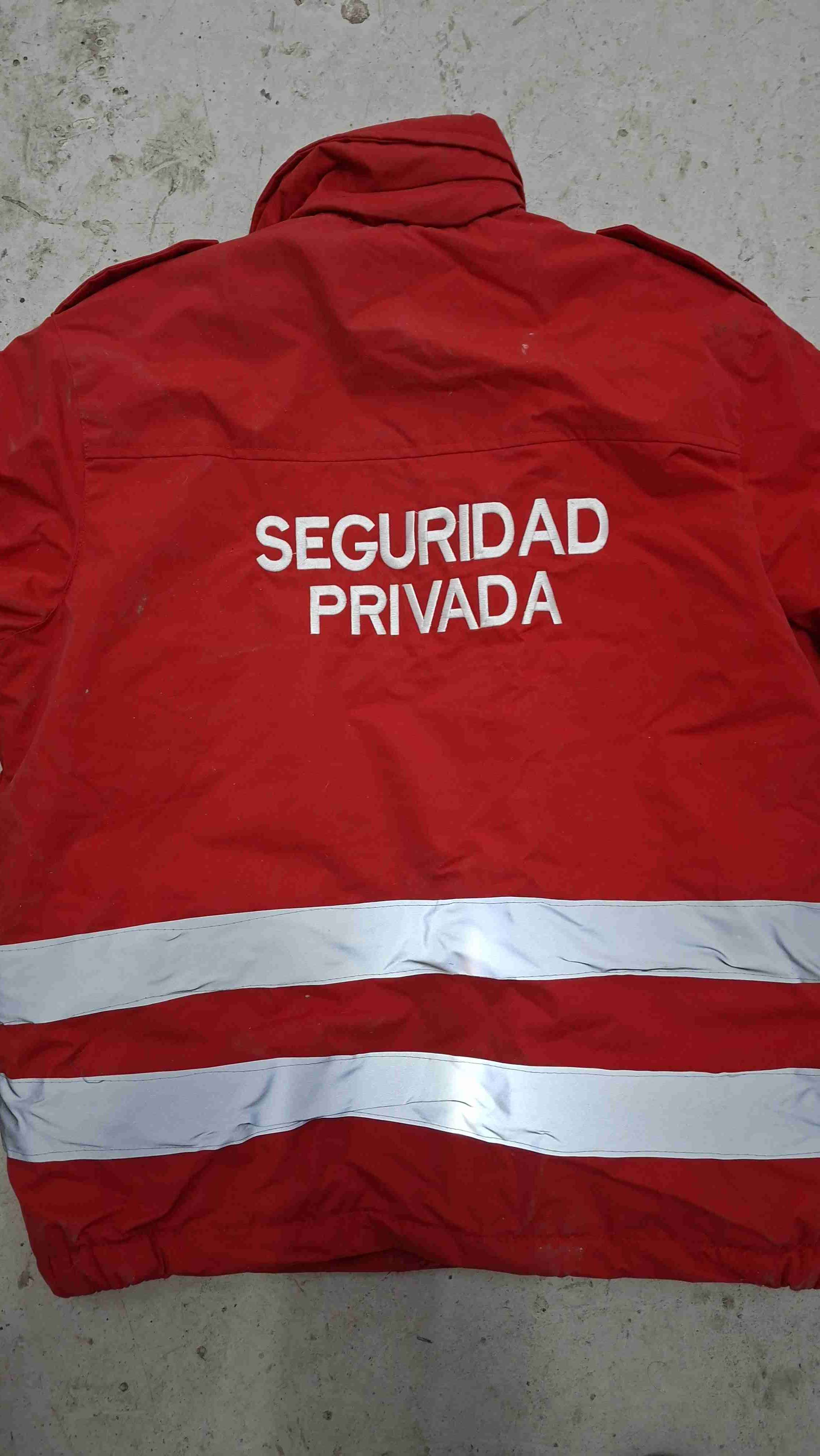 Chaqueta roja reflectante seguridad - miniatura 2
