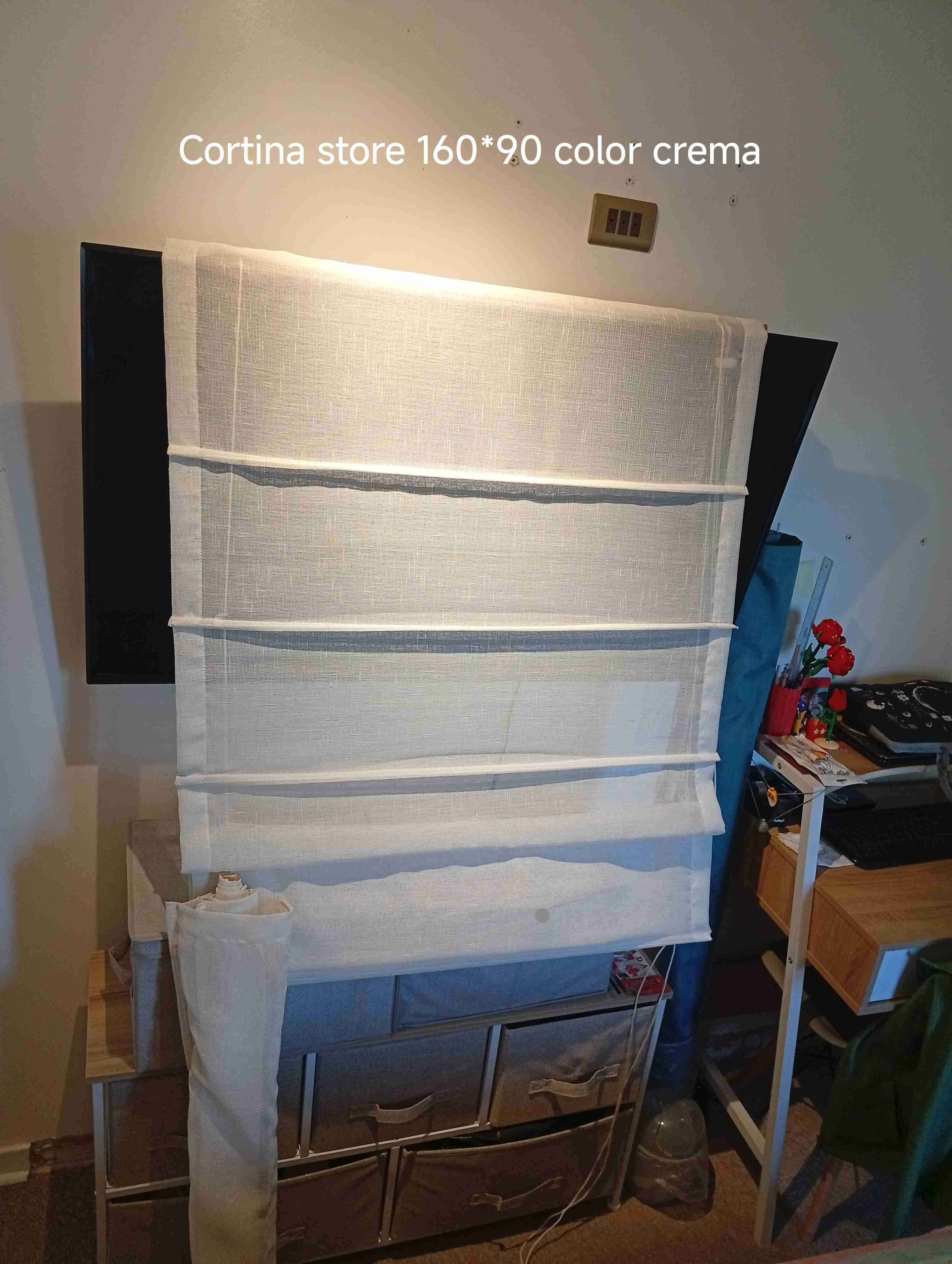 Cortina Black Out Azul Petrolero - miniatura 2