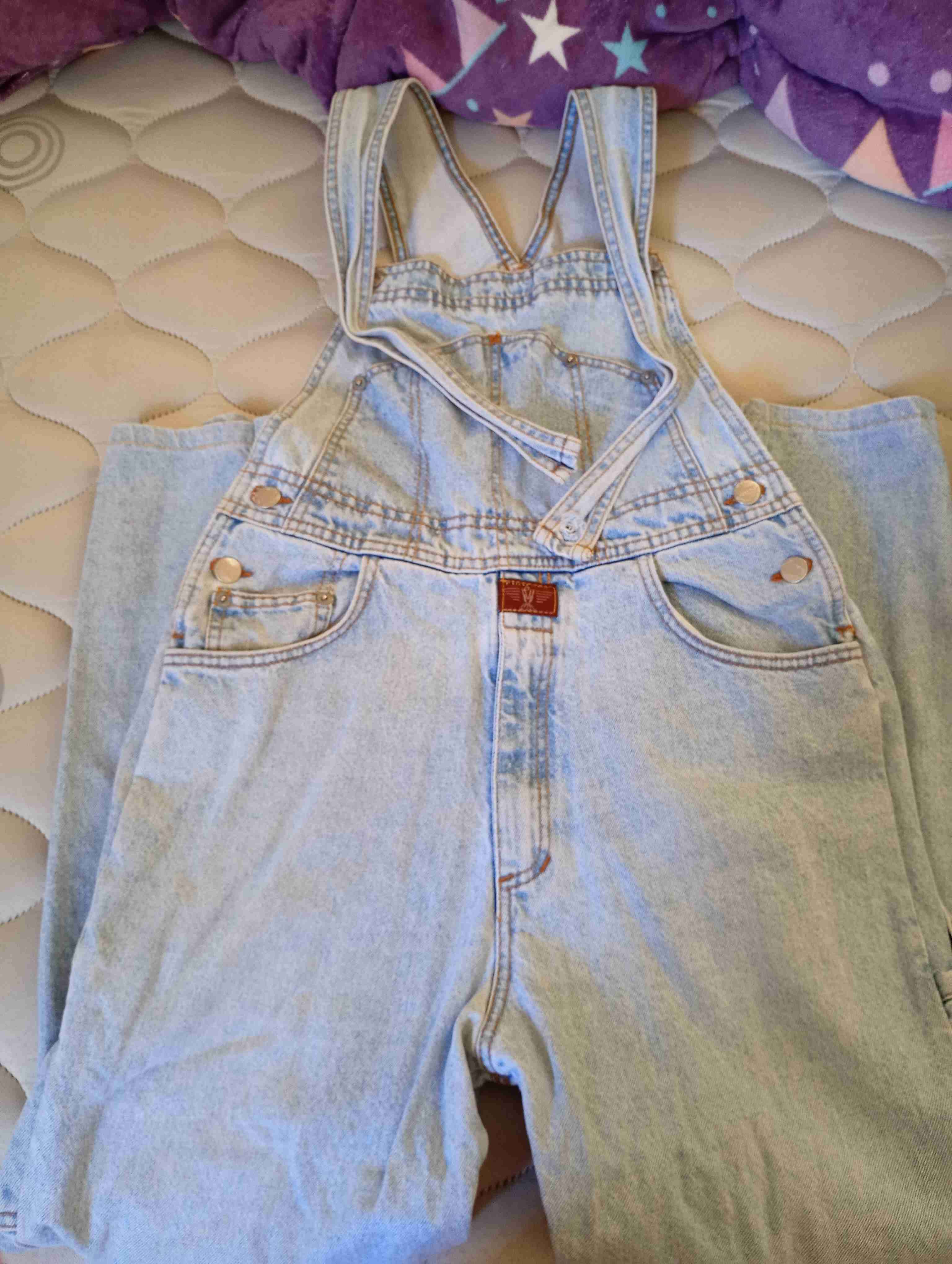 Jardinera de mezclilla azul