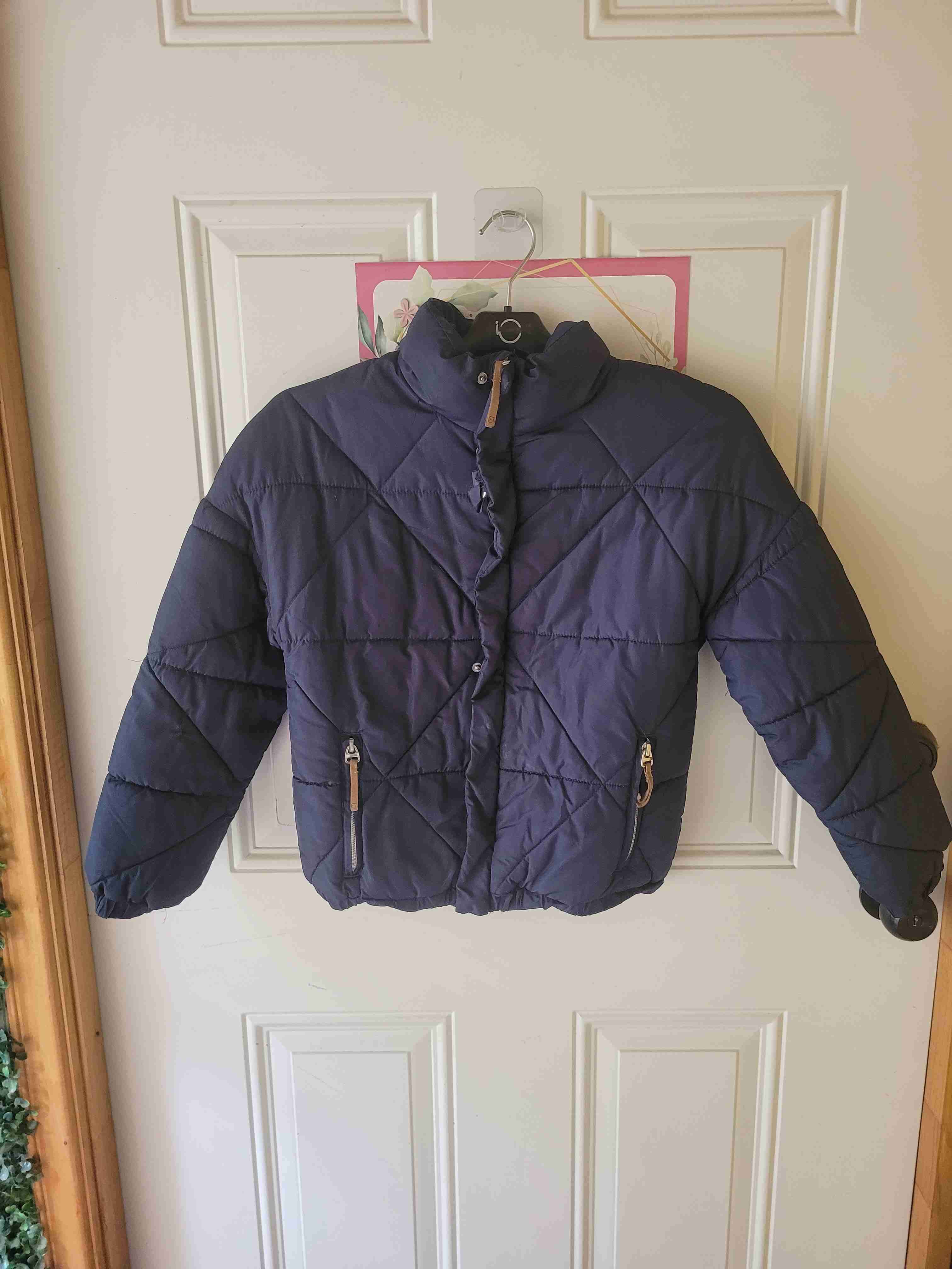 Chaqueta acolchada azul marino - miniatura 1