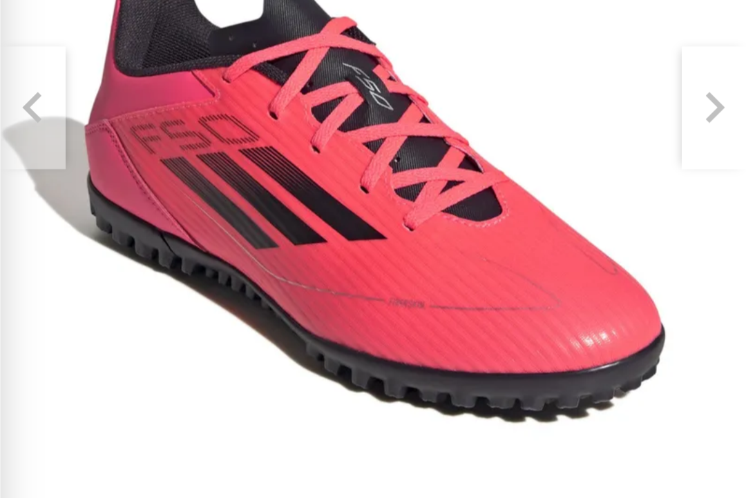 Zapatillas fútbol adidas F50 rosadas - miniatura 2