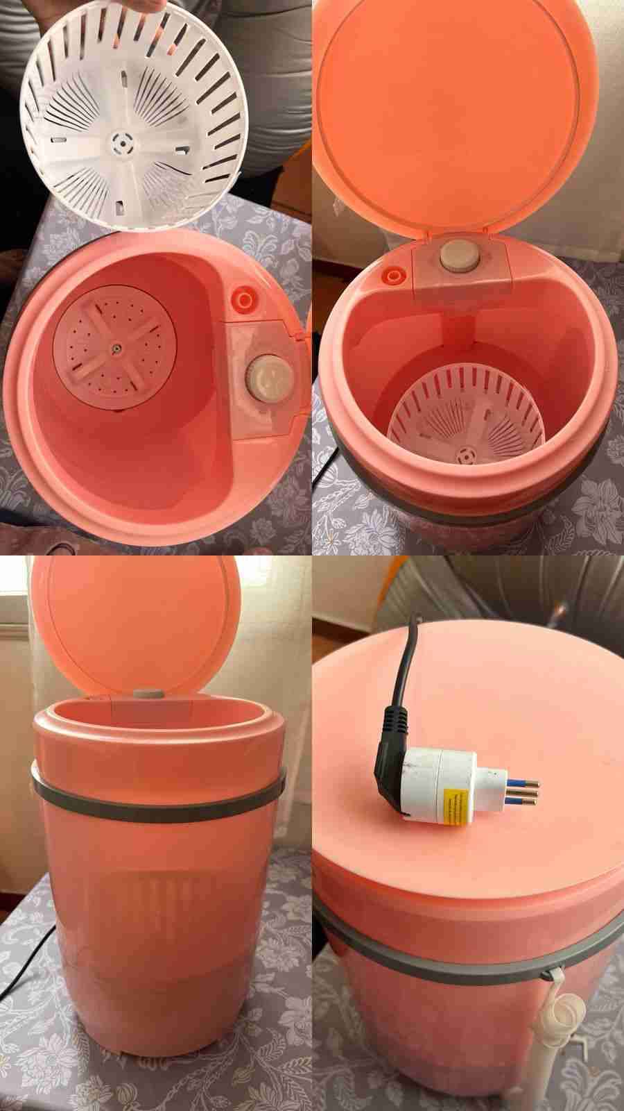 Centrífuga rosa para ropa