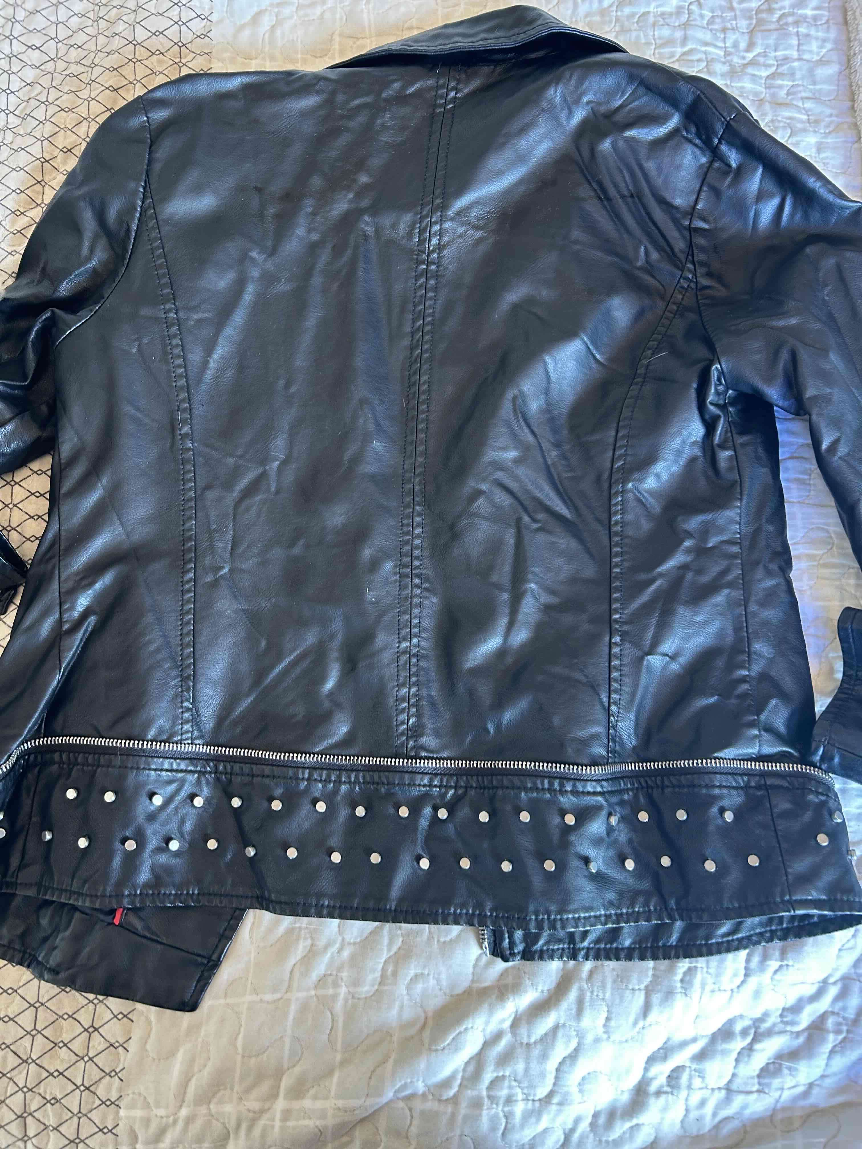 Chaqueta biker negra JJQ - miniatura 2