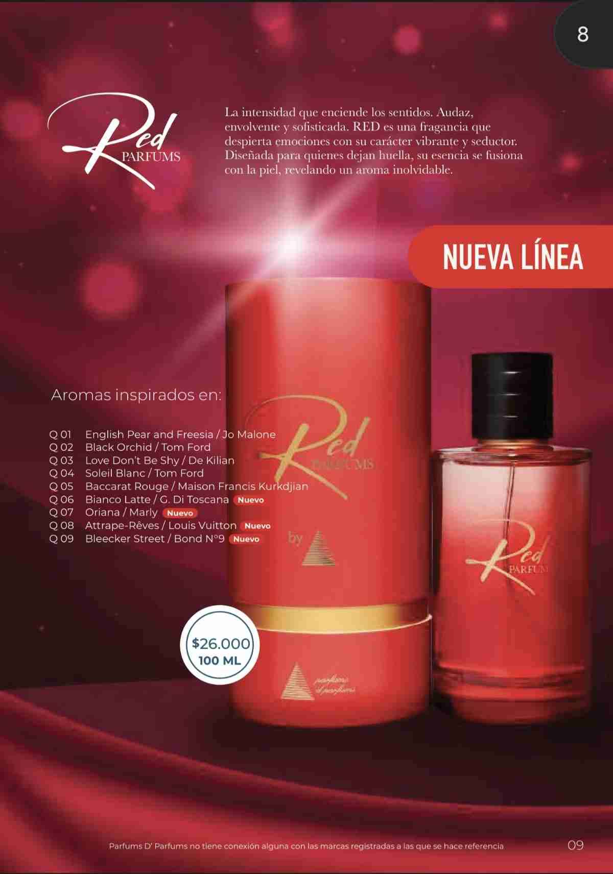 Perfume Red Parfums 100ml
