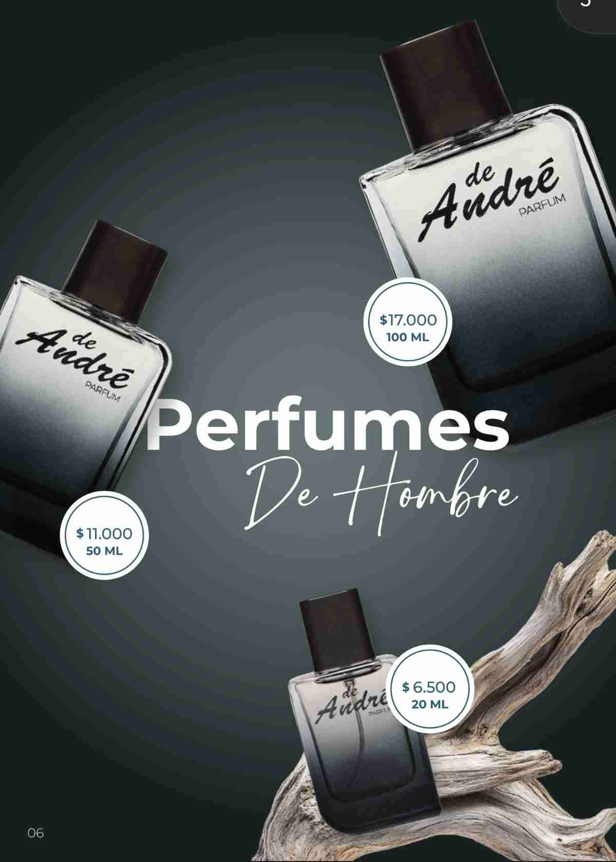 Perfume de hombre De André