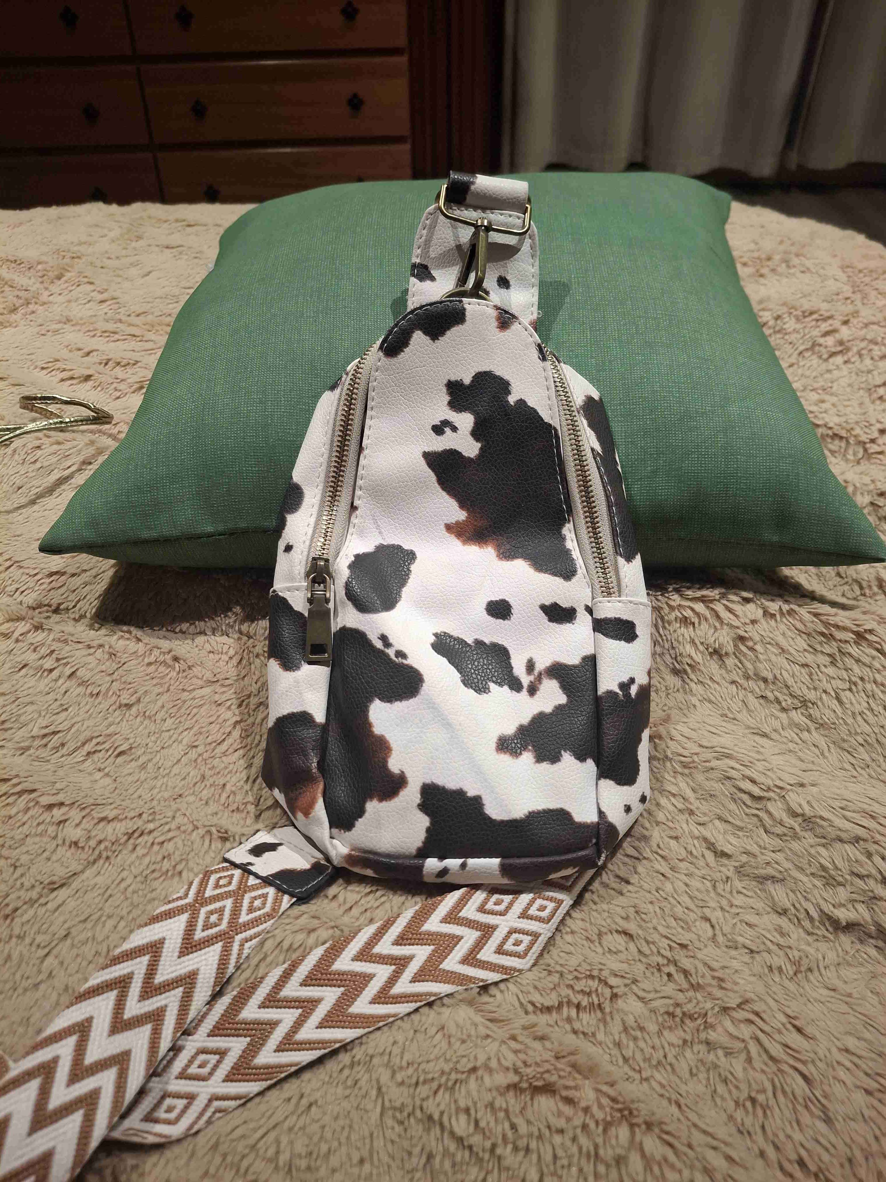 Mochila mini estampado vaca