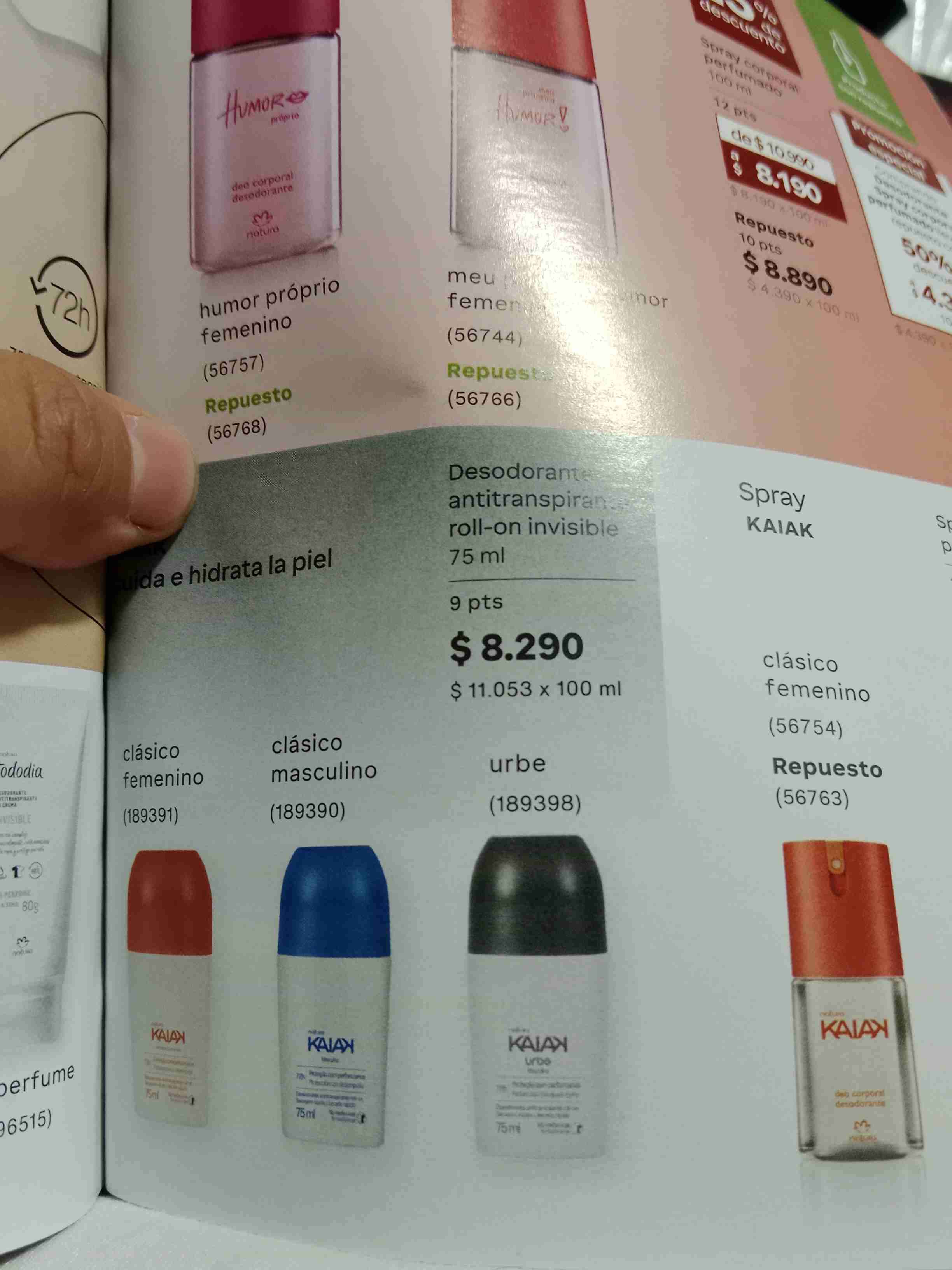 Desodorante roll-on clásico masculino