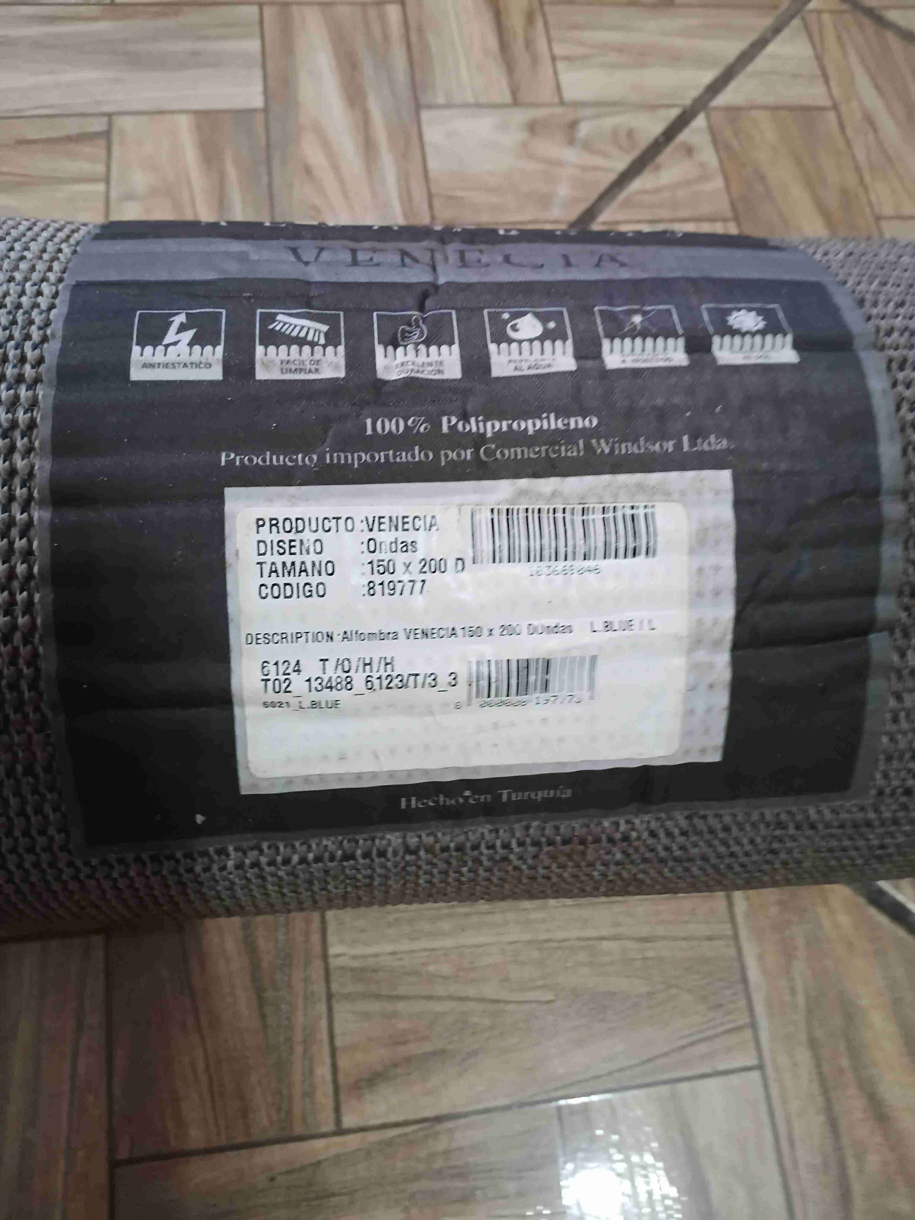 Alfombra moderna colores pastel - miniatura 3