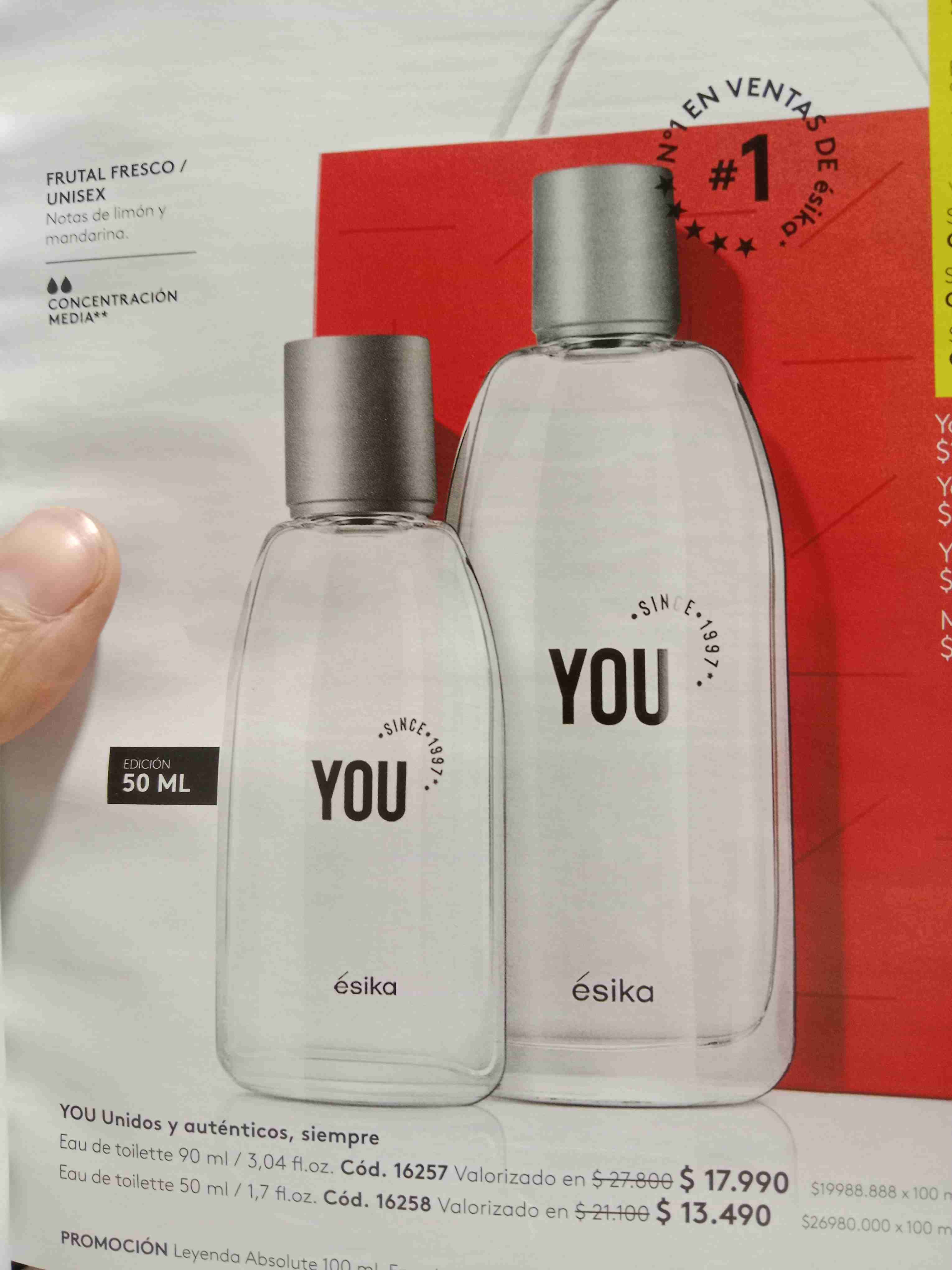 Perfume unisex YOU 50ml