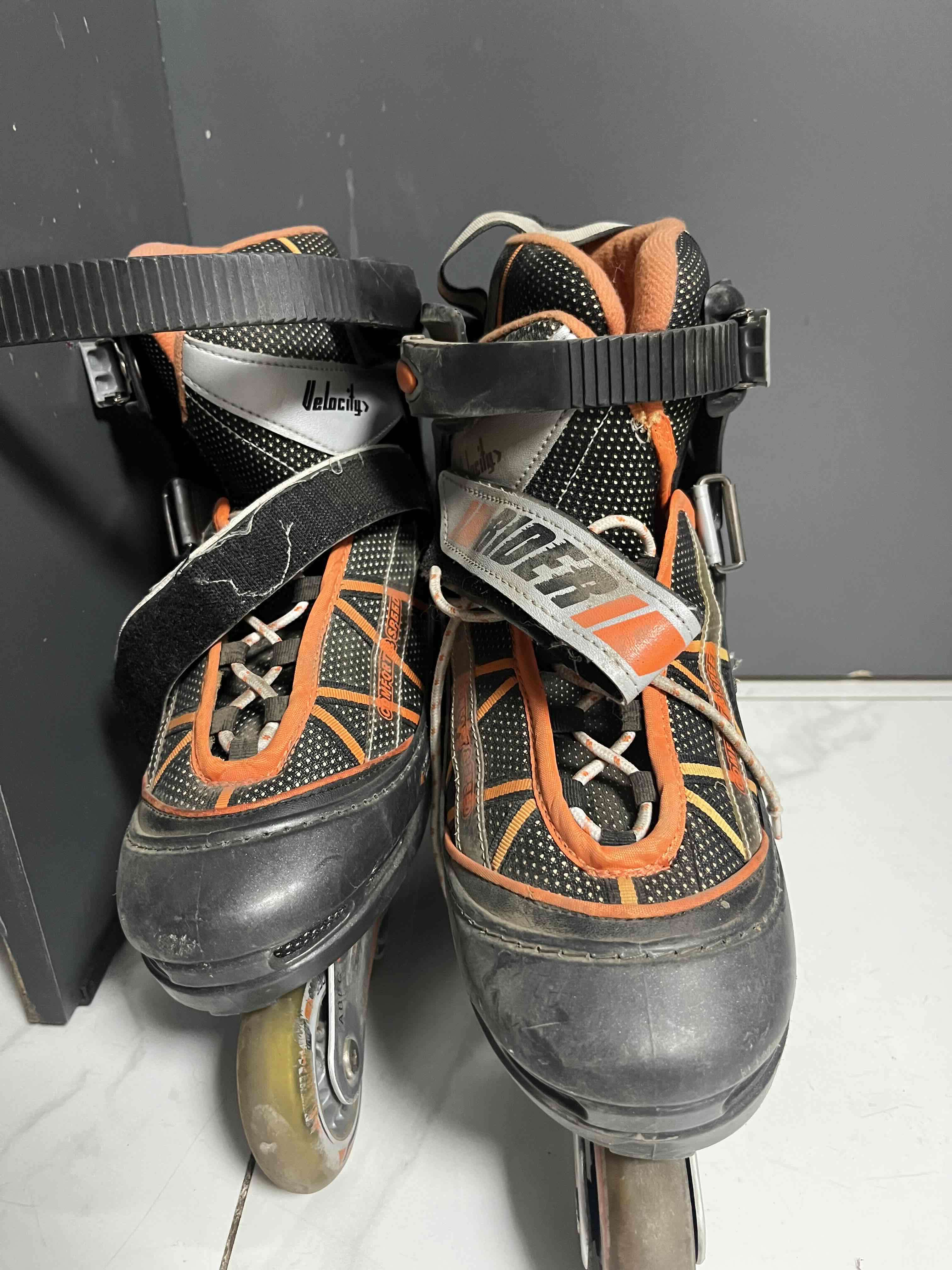 Patines en línea Velocity naranja - miniatura 1