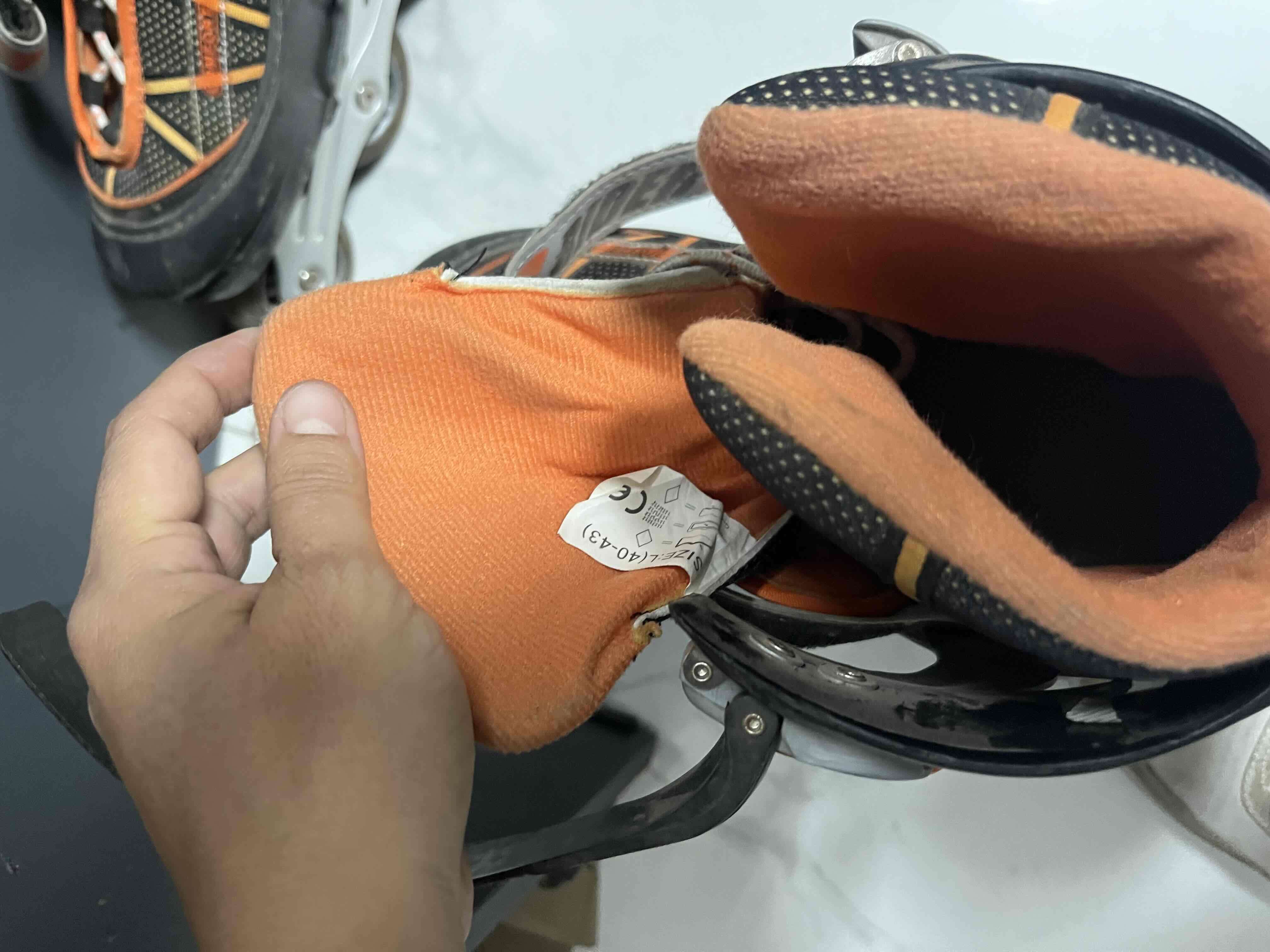 Patines en línea Velocity naranja - miniatura 4