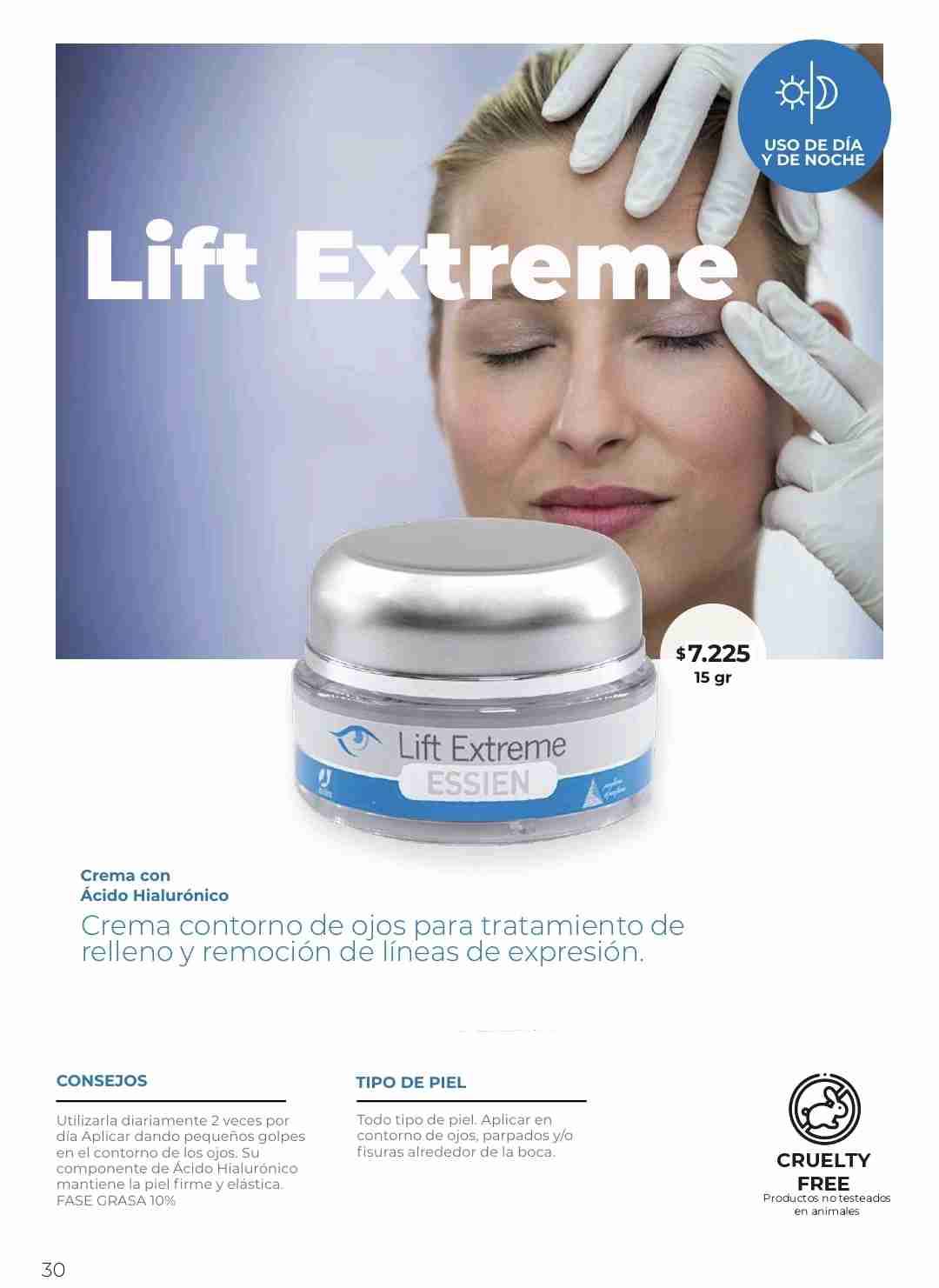 Crema Lift Extreme con ácido hialurónico