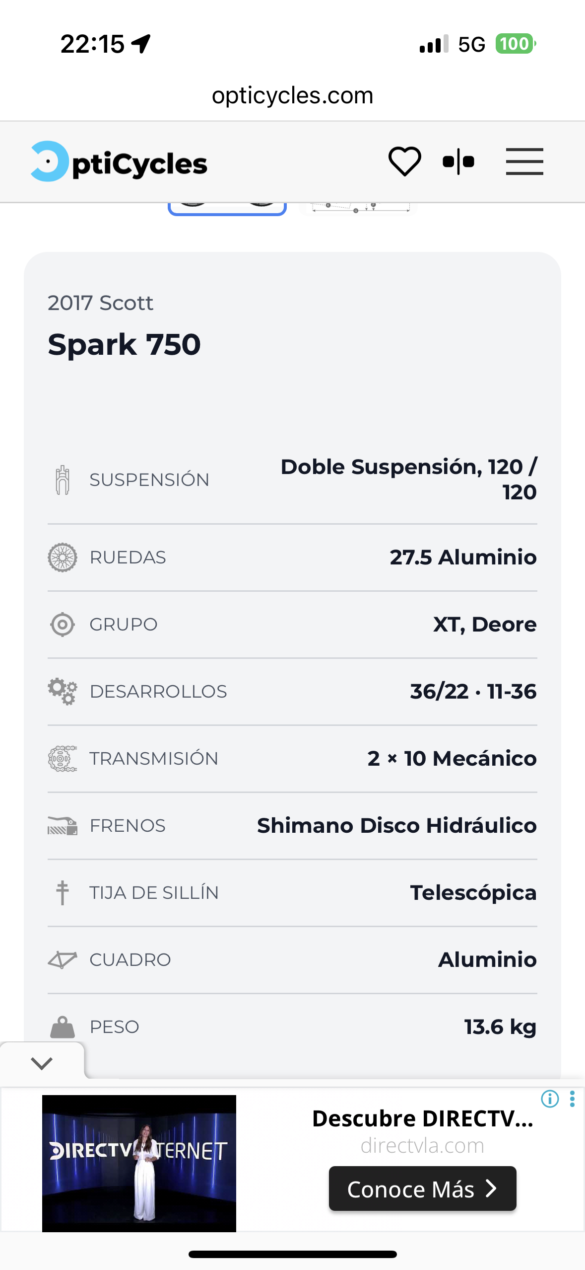 Bicicleta de montaña Scott Spark 750 - miniatura 5