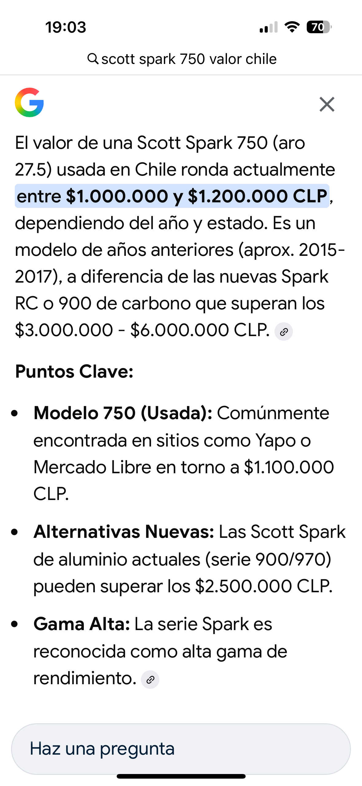 Bicicleta de montaña Scott Spark 750 - miniatura 6