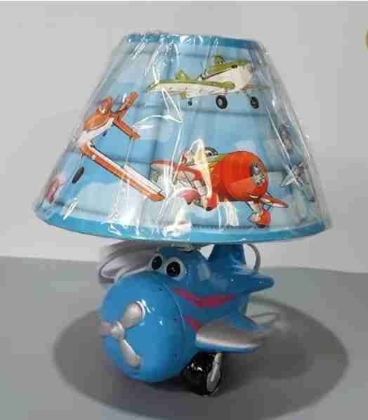 Lámpara infantil avión azul - 1