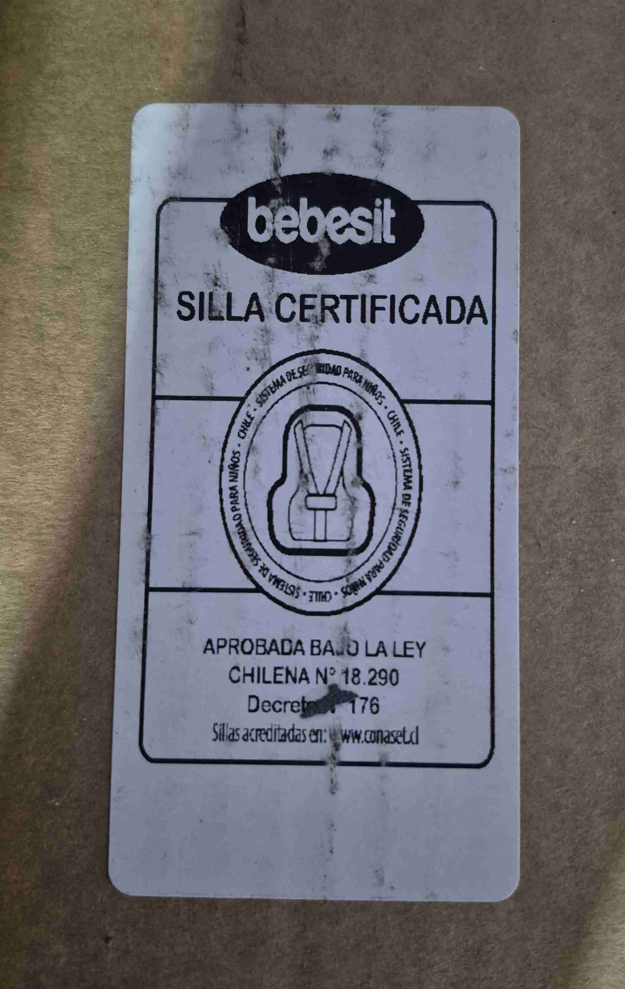 Silla de auto para bebé Bebesit - miniatura 5