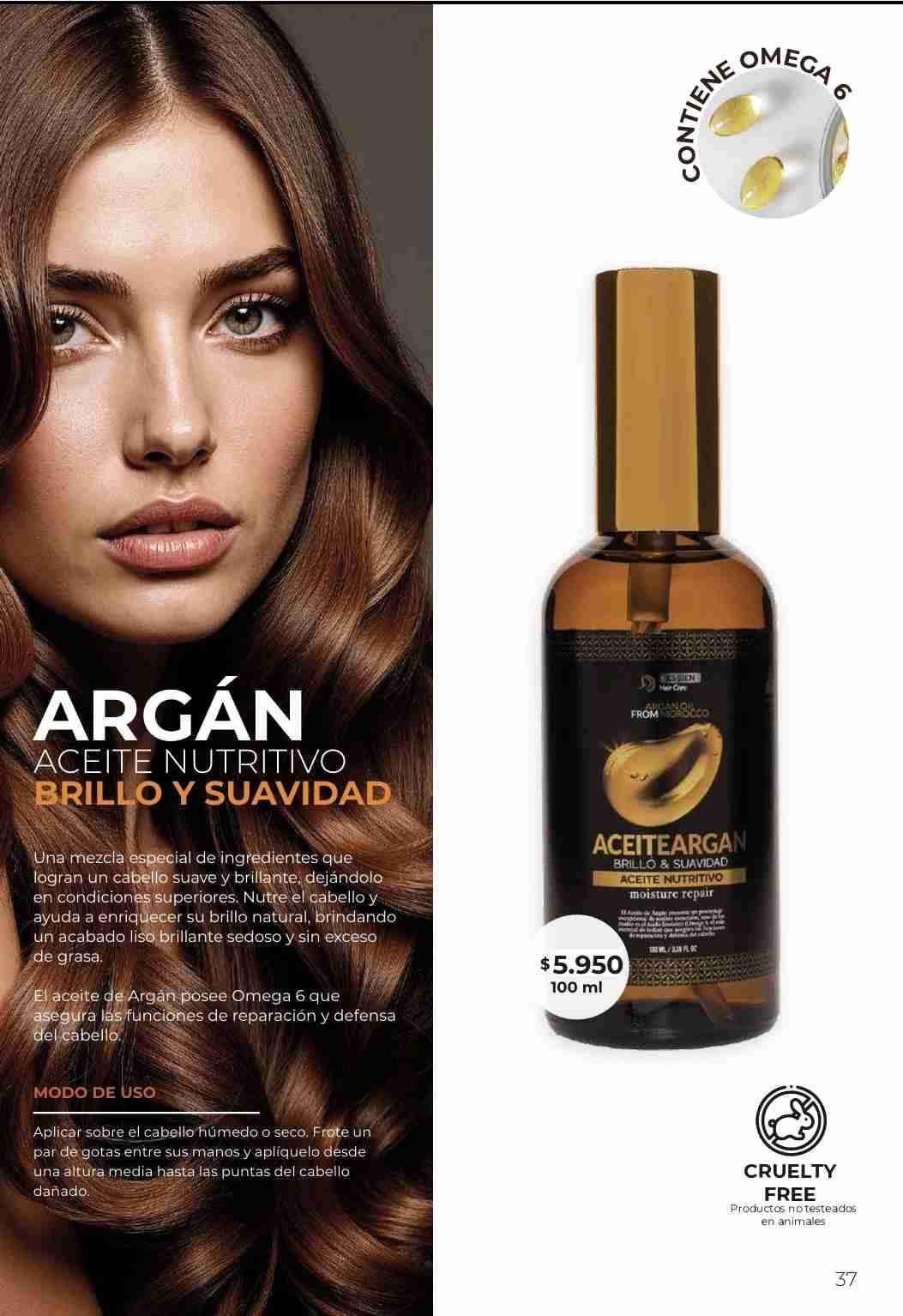 Aceite nutritivo de argán 100ml
