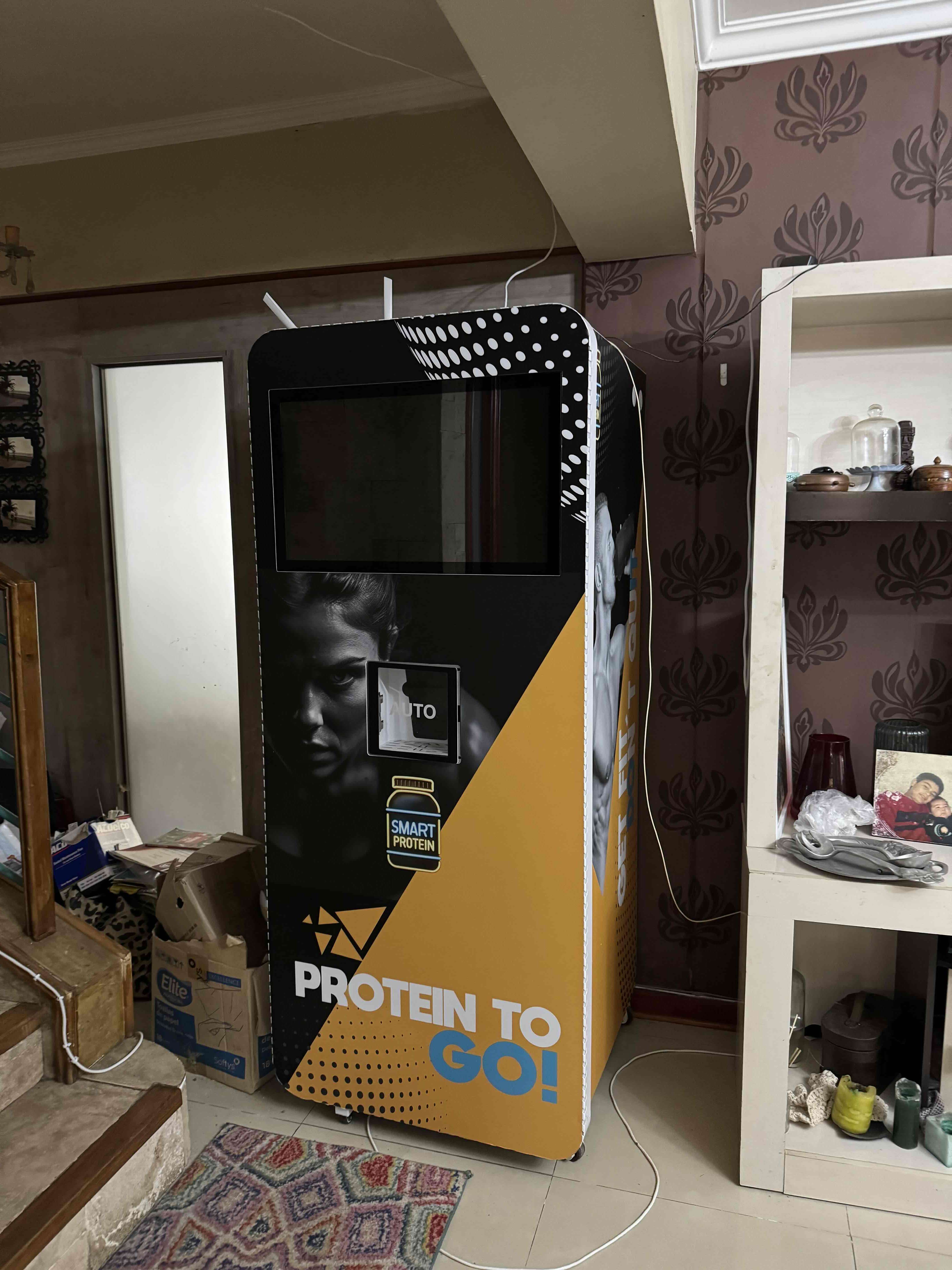 Máquina NUEVA dispensadora de proteínas