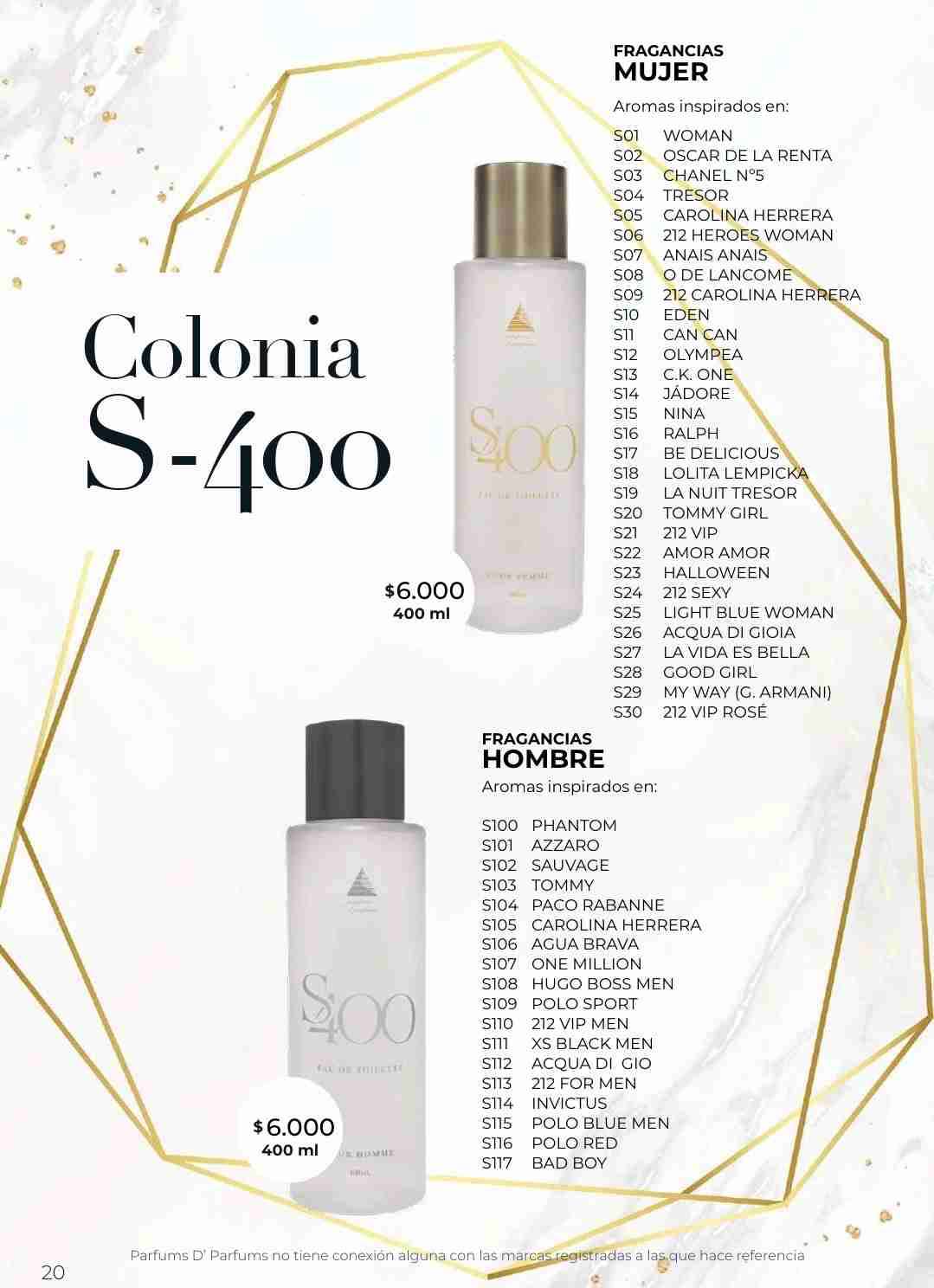 Colonia S-400 400 ml