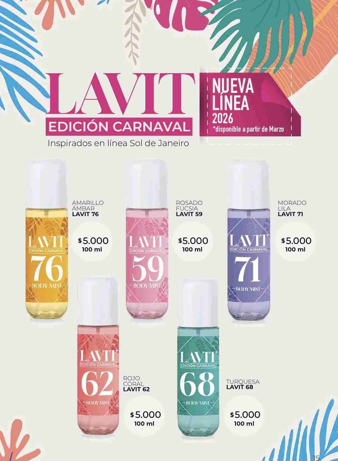 Body mist Lavit Edición Carnaval