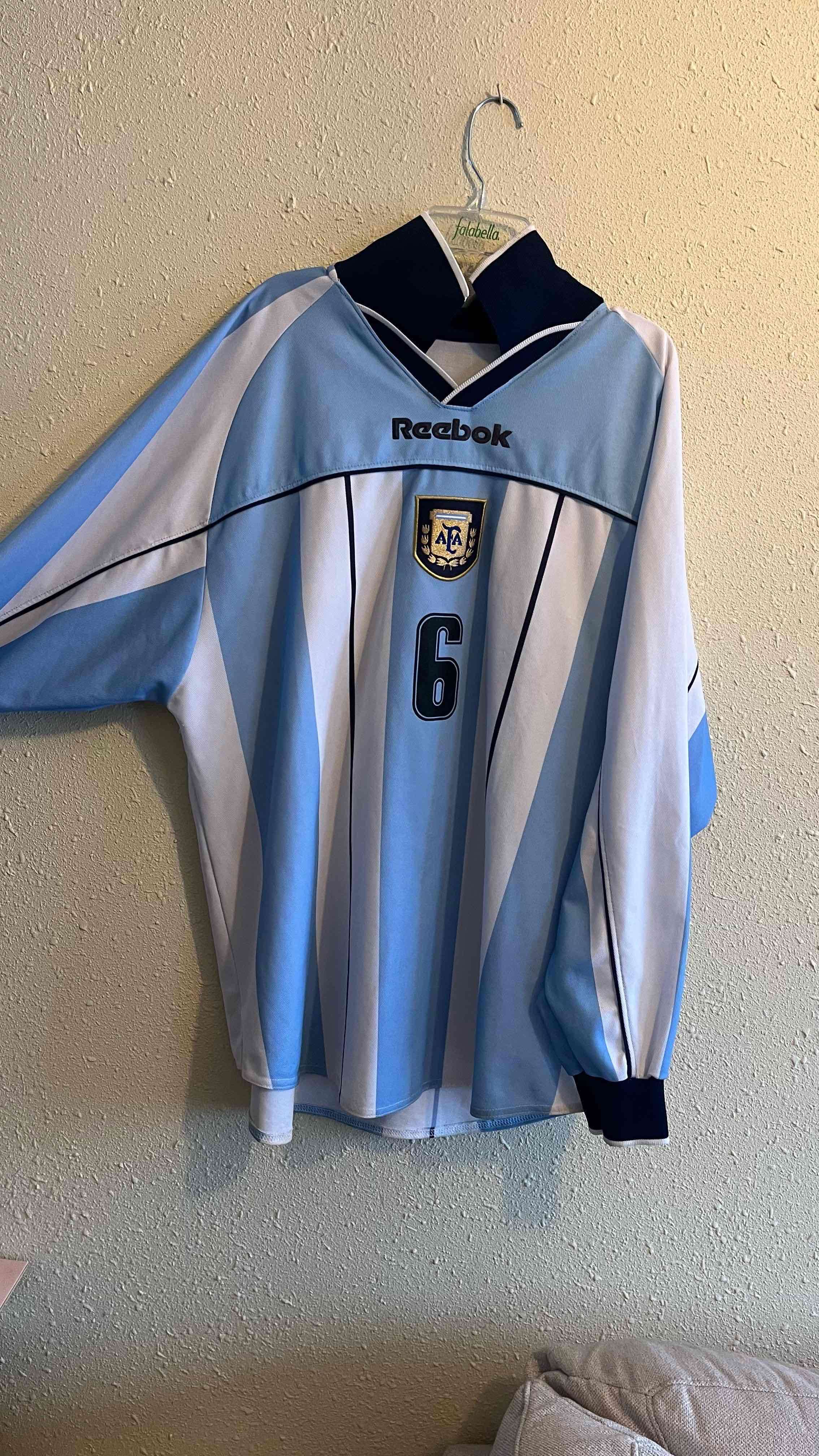 Camiseta fútbol Argentina Reebok - miniatura 1