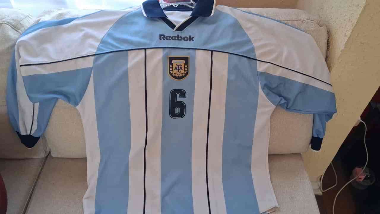 Camiseta fútbol Argentina Reebok - miniatura 6