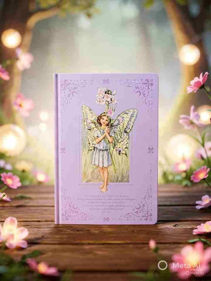 Cuaderno decorado con hada