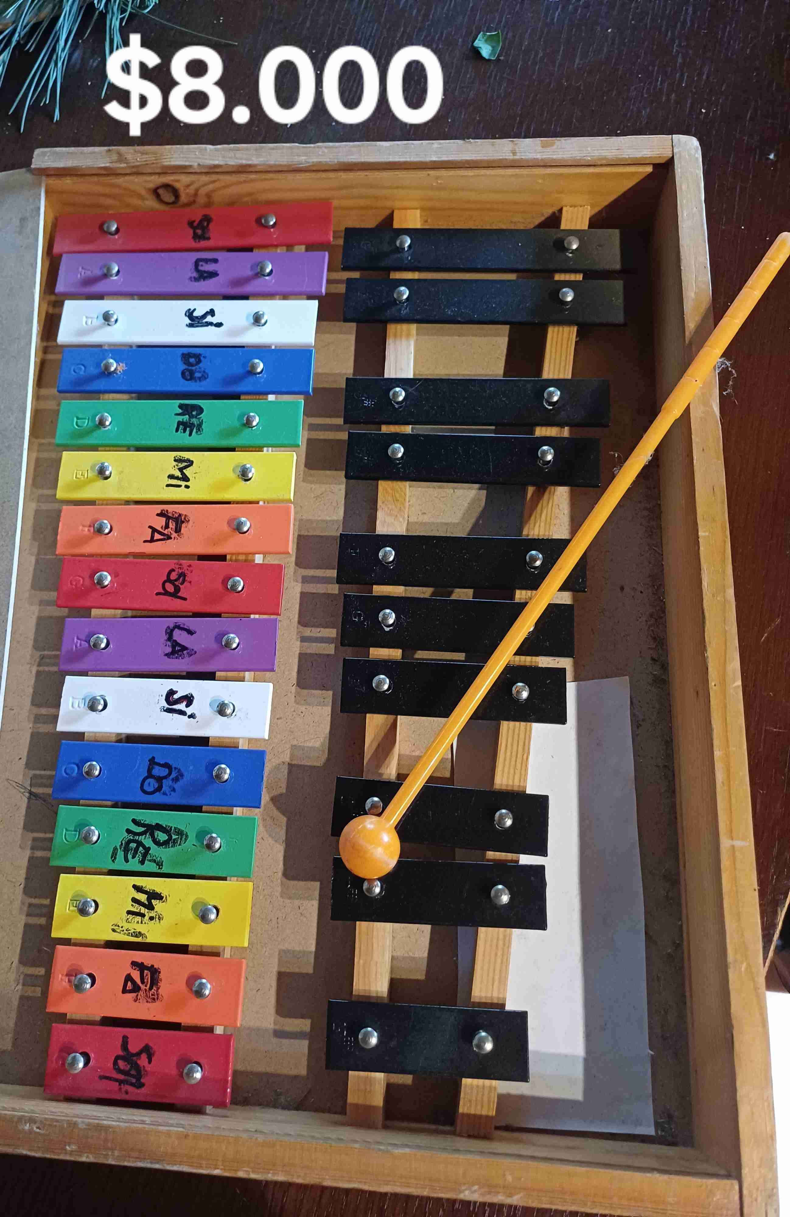 Xilófono doble infantil - miniatura 1