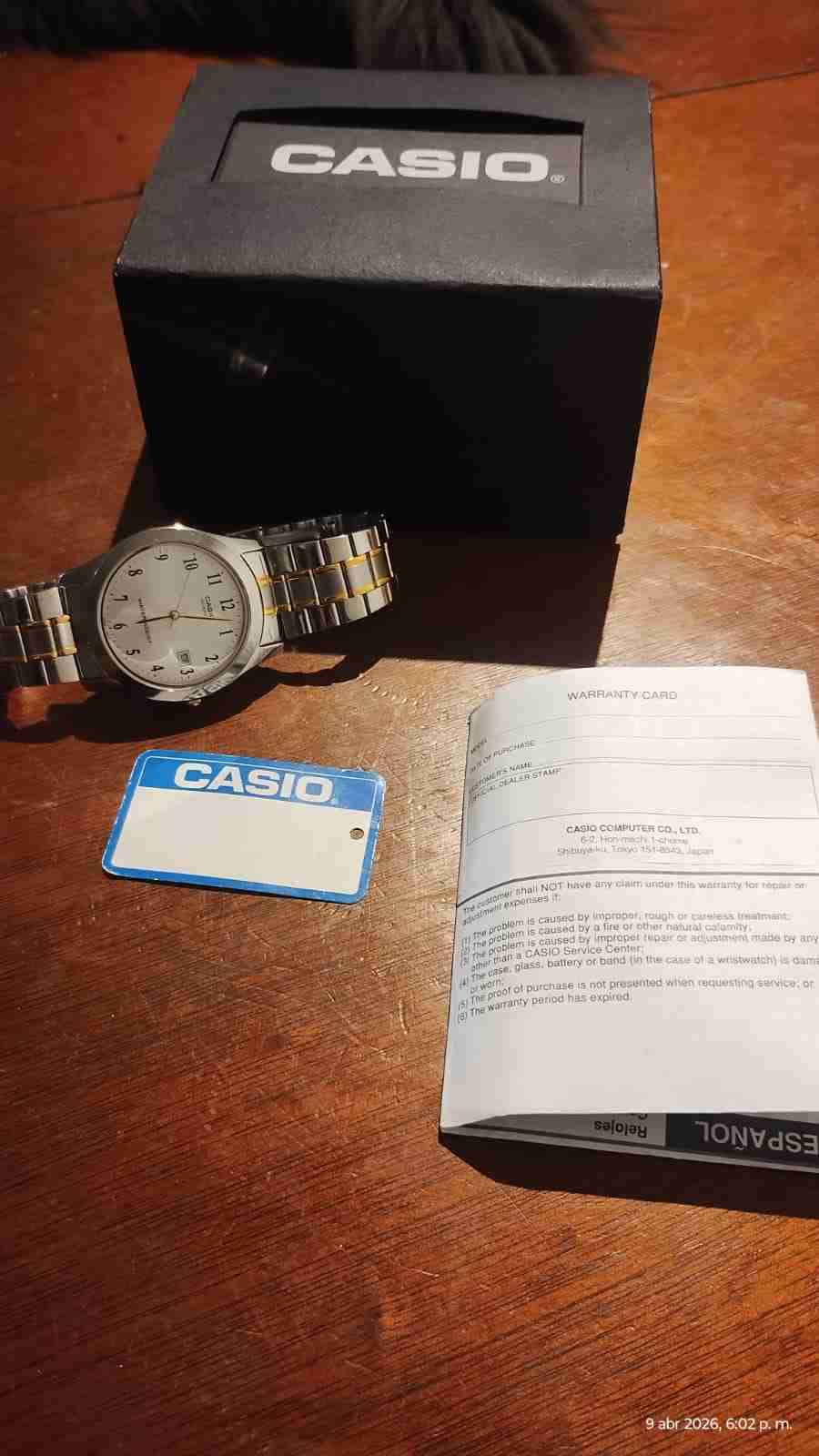 Reloj Casio clásico MTP-1141 Bitono con caja - miniatura 1
