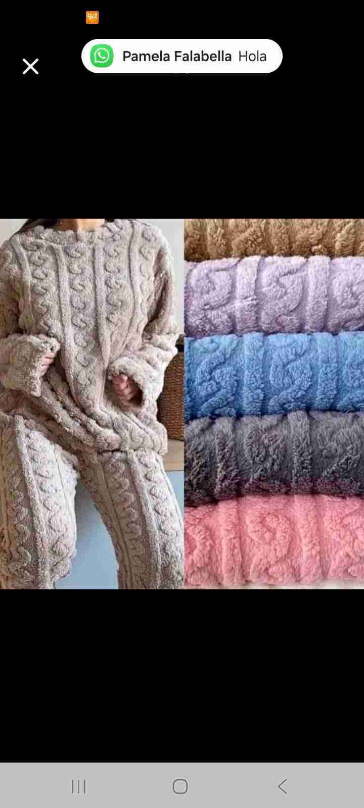 Pijama de felpa con estampado de frutas - miniatura 3