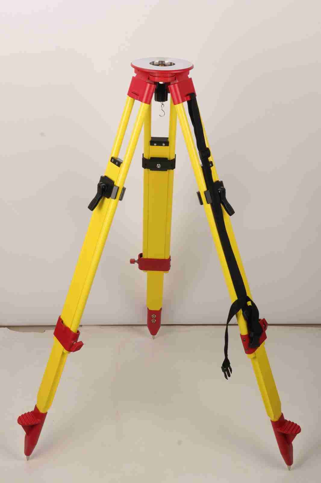 Trípode amarillo para topografía - miniatura 2