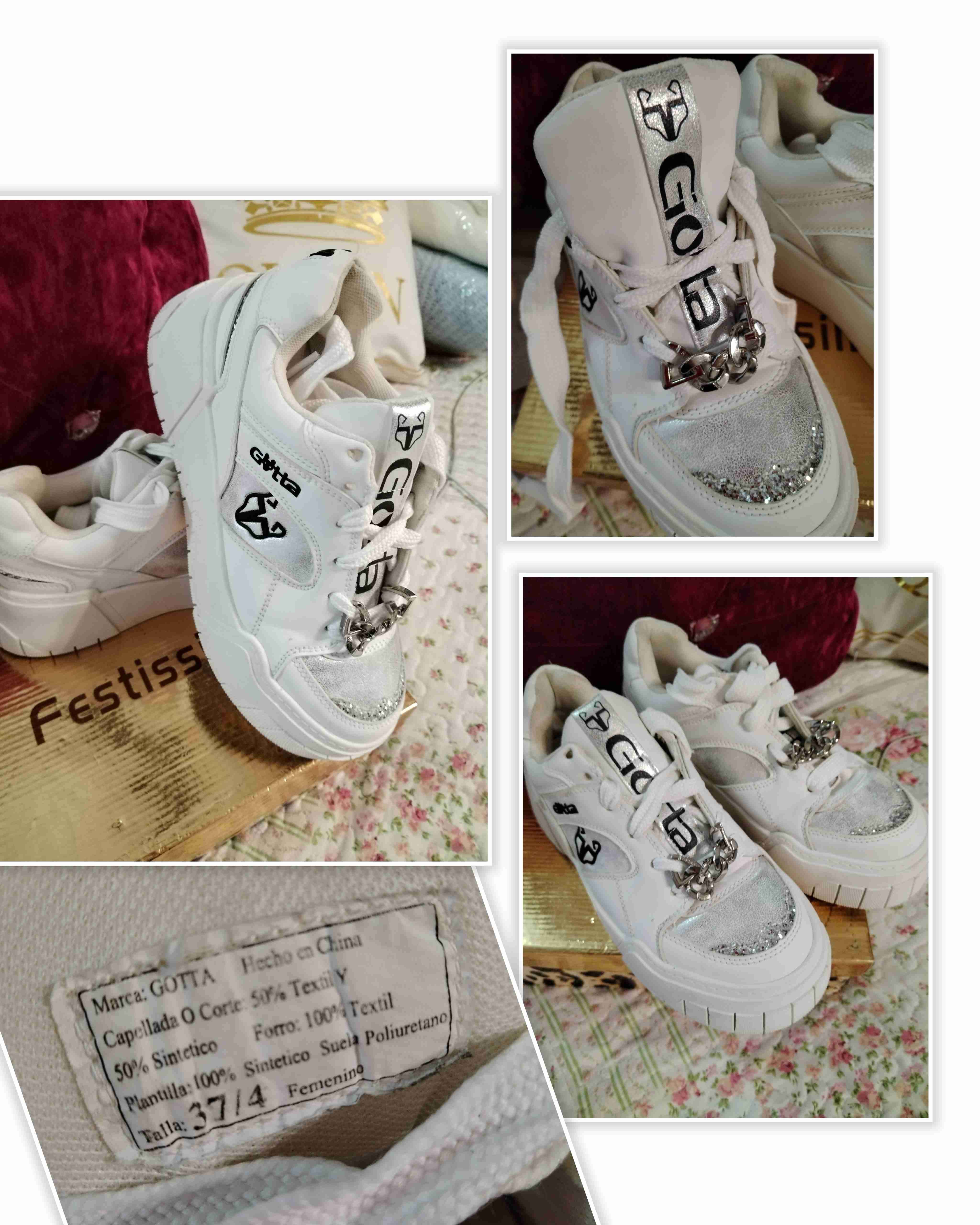 Zapatillas blancas marca Gotta