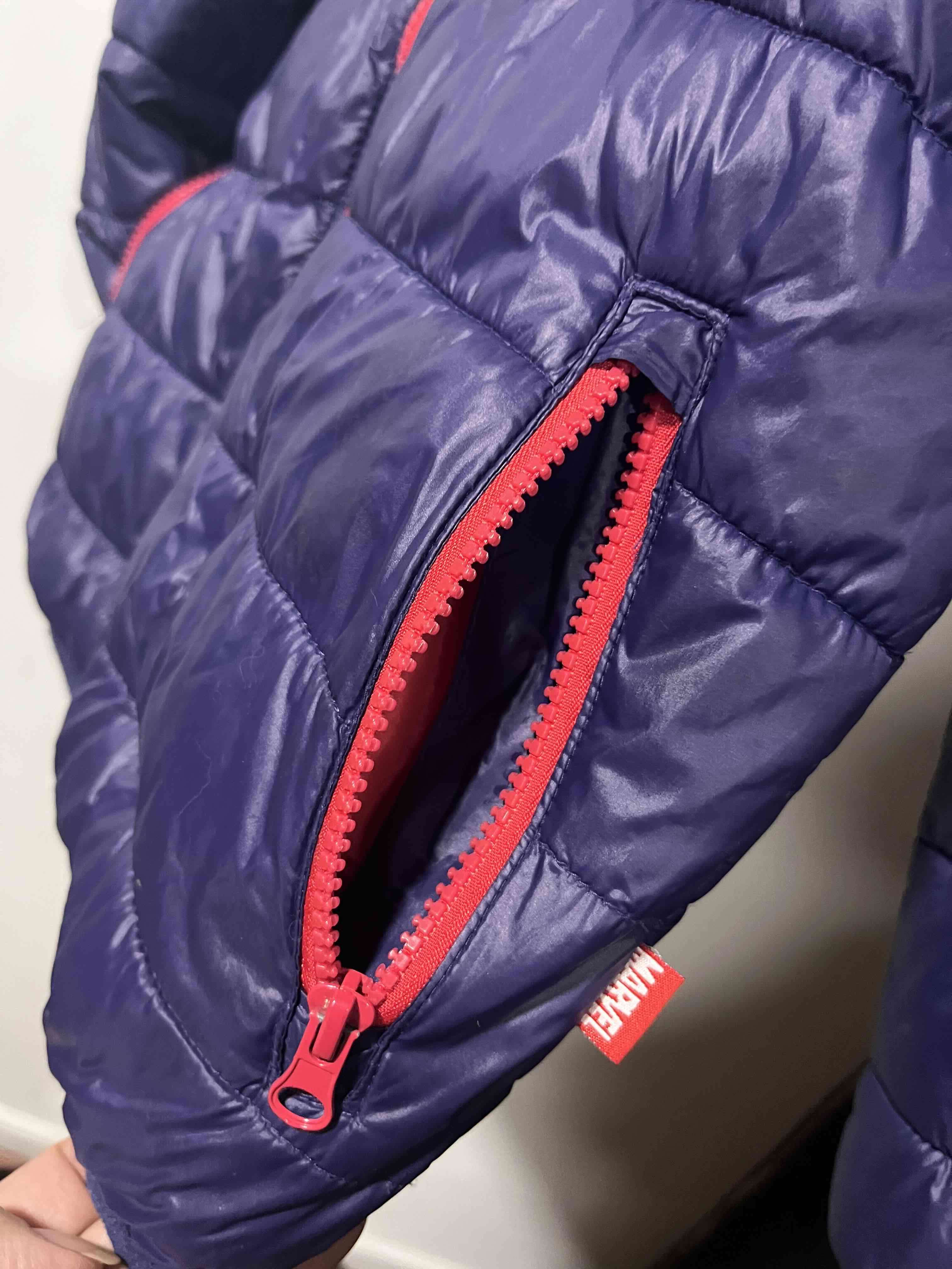 Chaqueta azul Spiderman con capucha talla 10 - 2