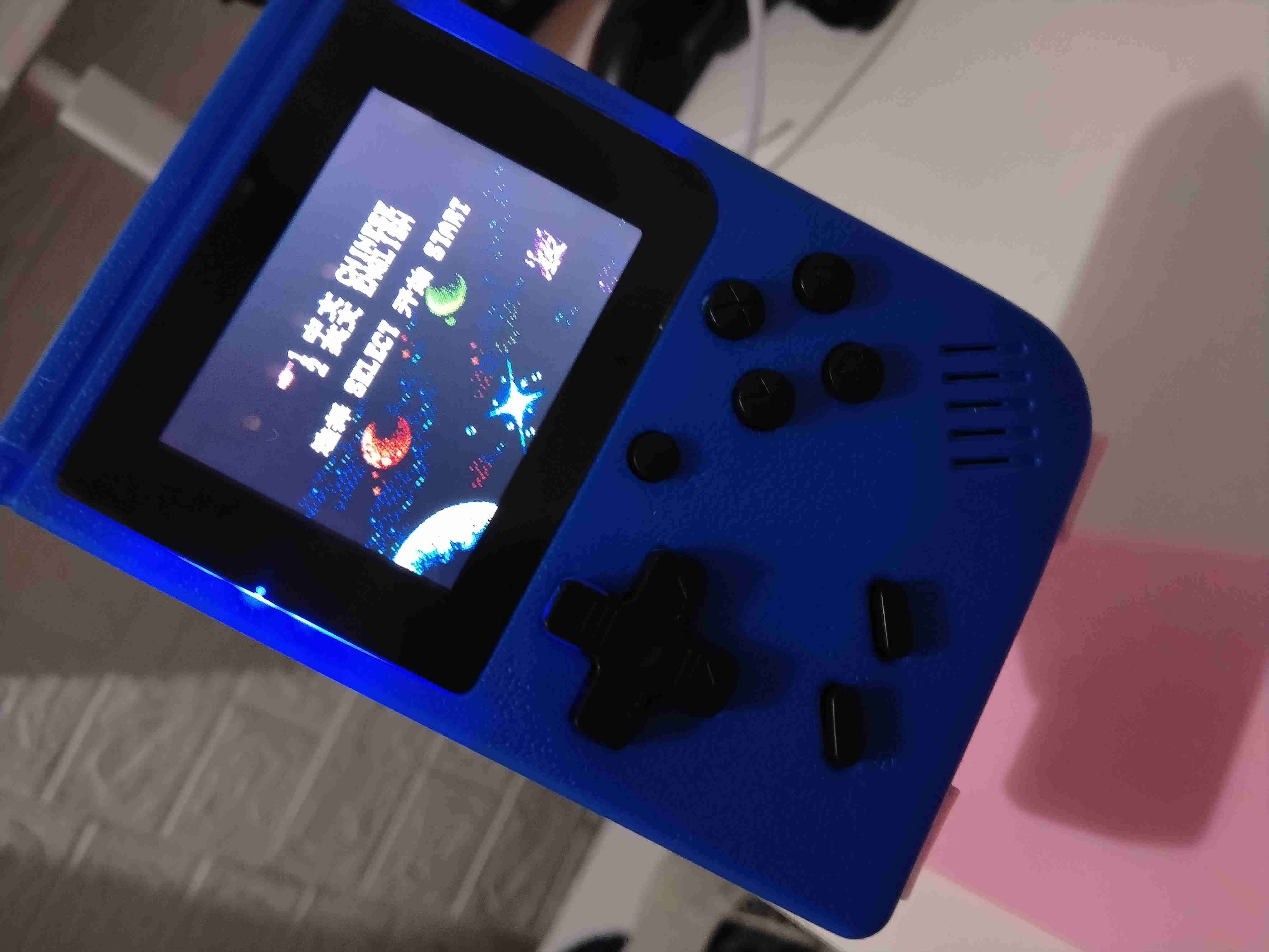 Consola portátil retro azul NES 400 juegos retros - miniatura 4