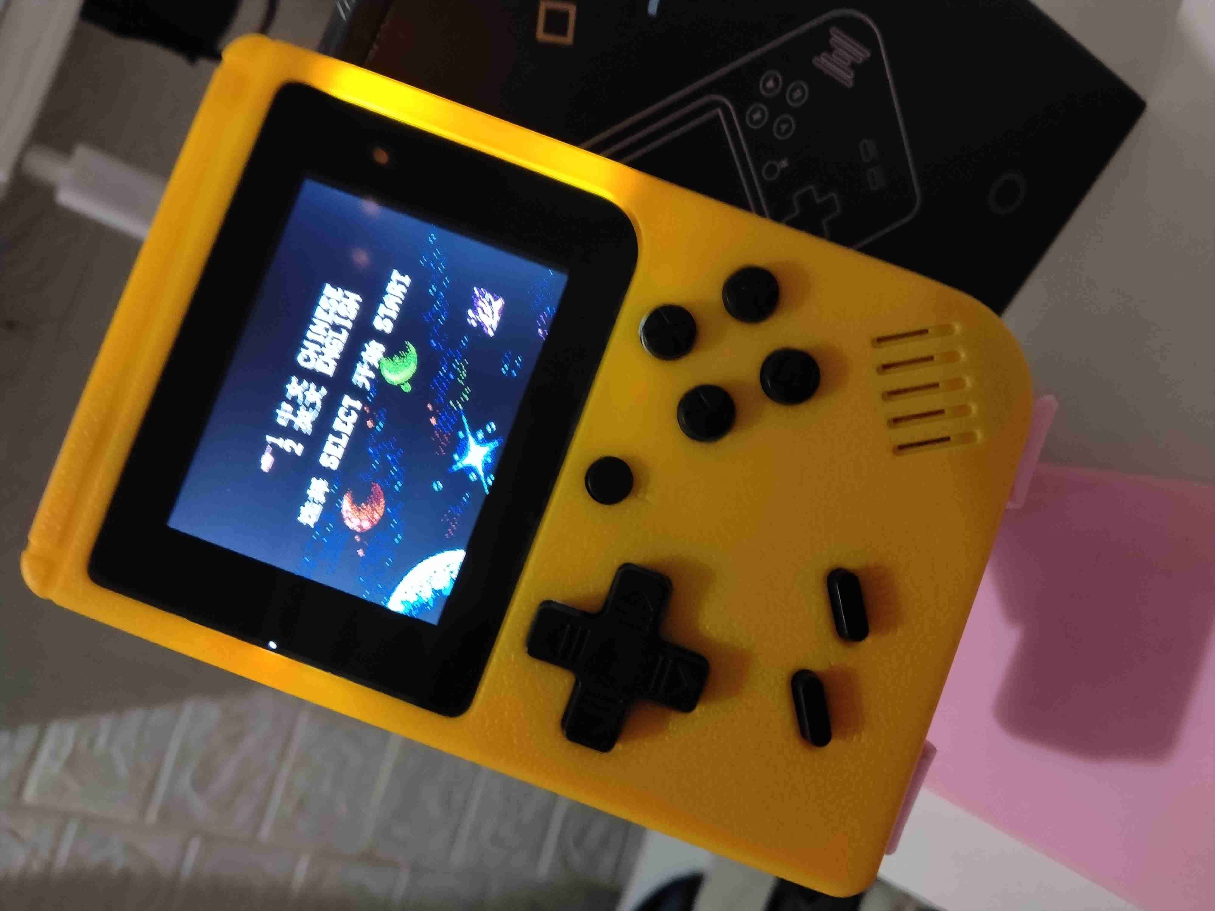 Consola portátil retro amarilla 8 bits NES - miniatura 3