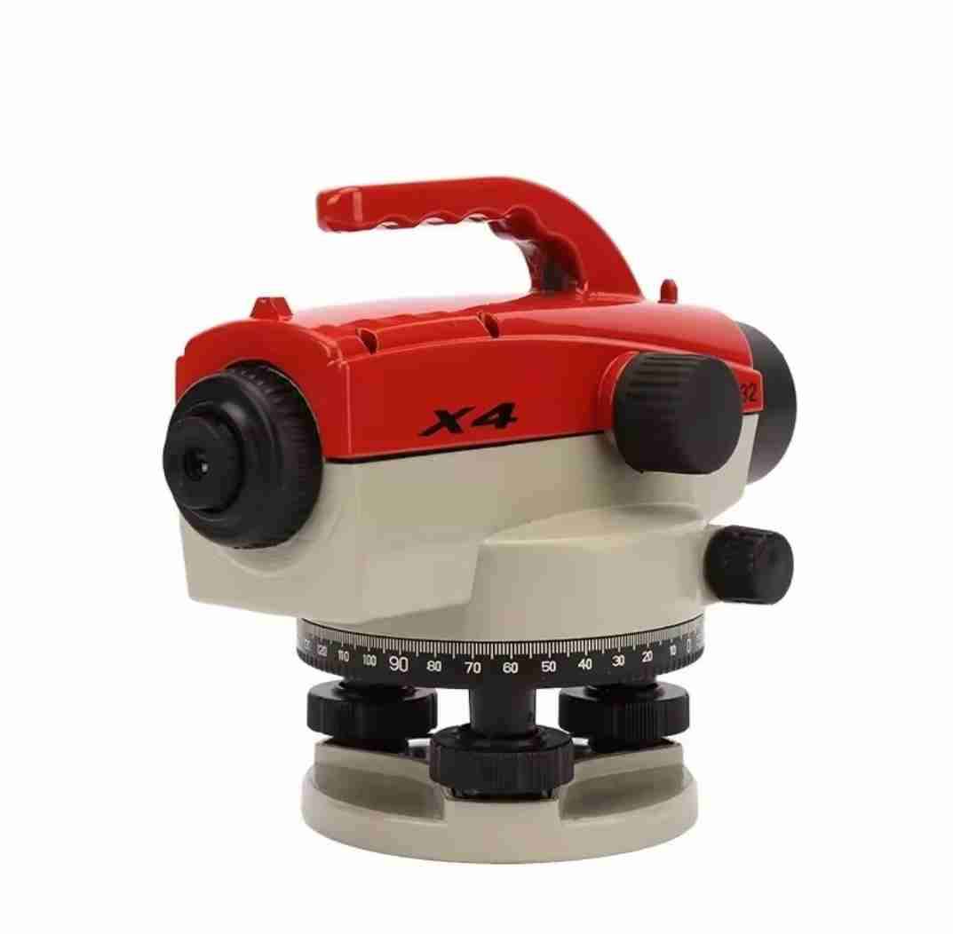 Nivel óptico profesional rojo - miniatura 3