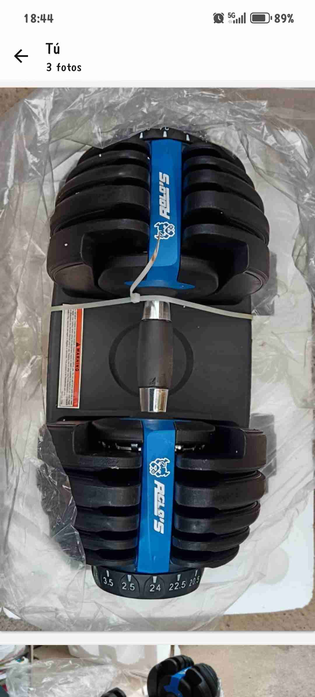 Mancuerna ajustable(dumbell) - miniatura 3