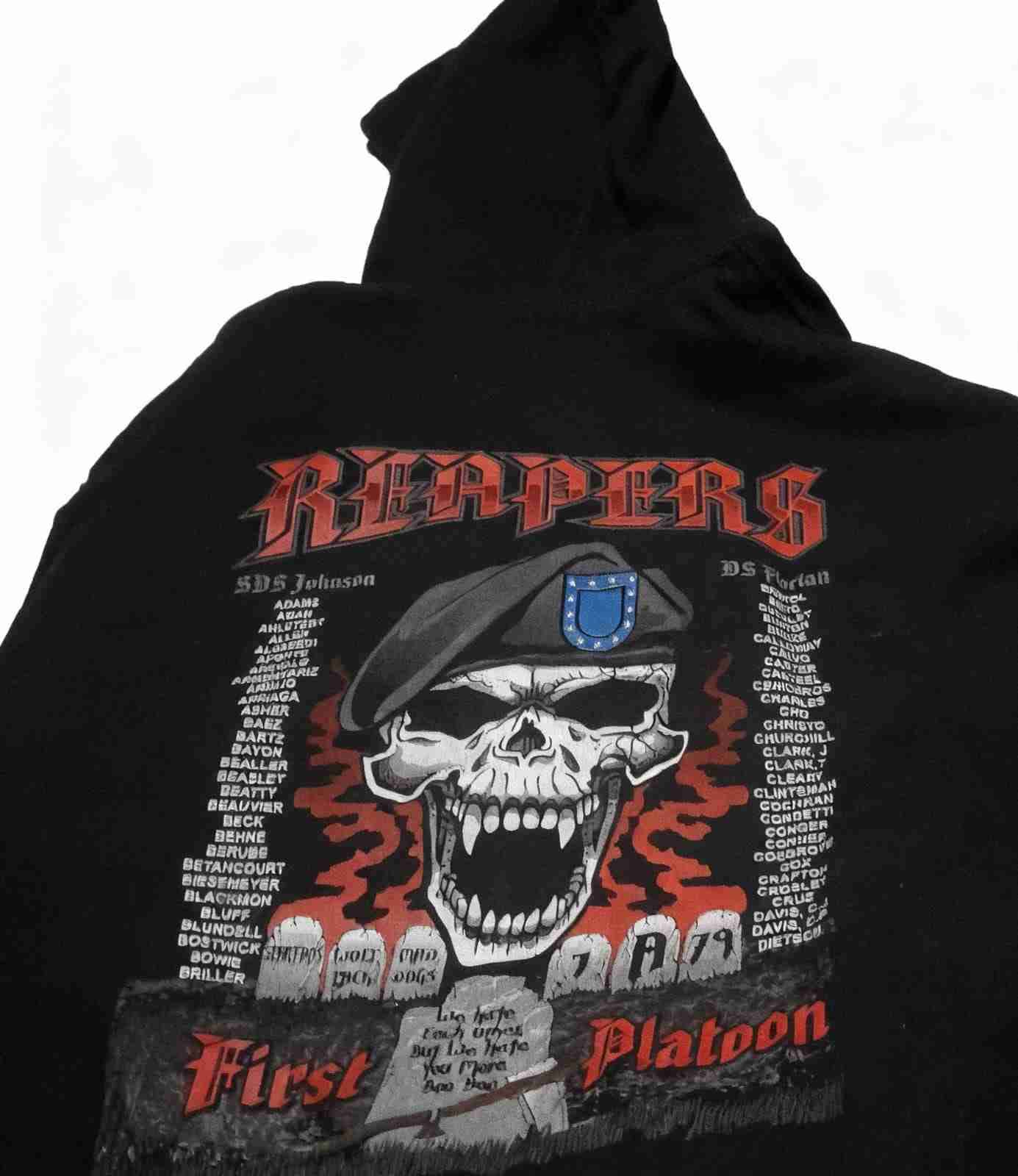 Polerón negro militar Gildan - miniatura 2