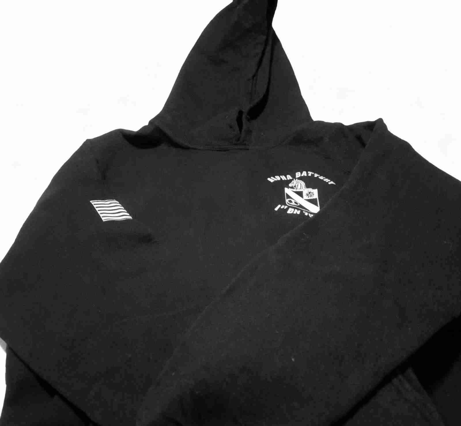 Polerón negro militar Gildan - miniatura 3