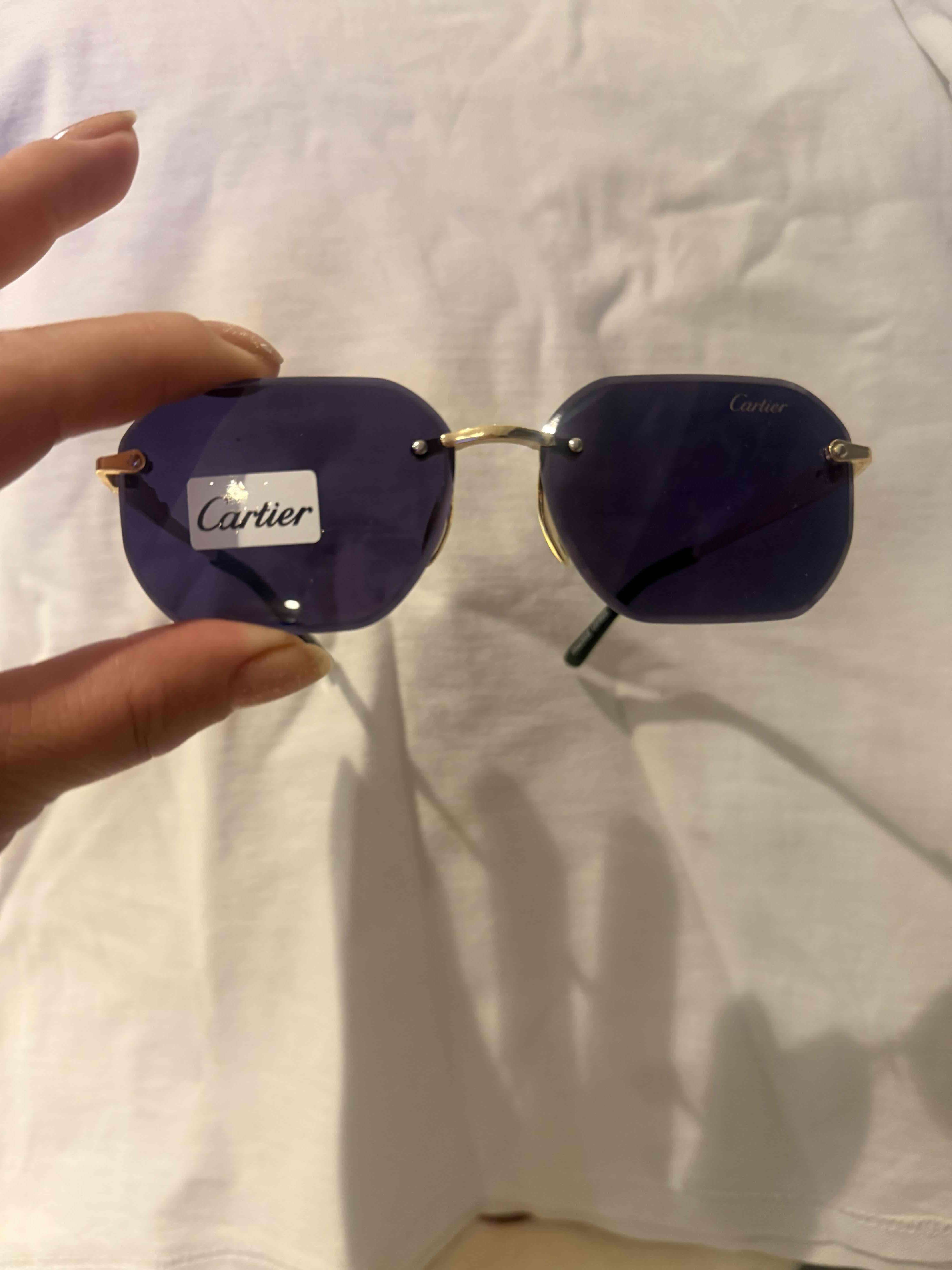 Lentes de sol Cartier violetas - miniatura 1