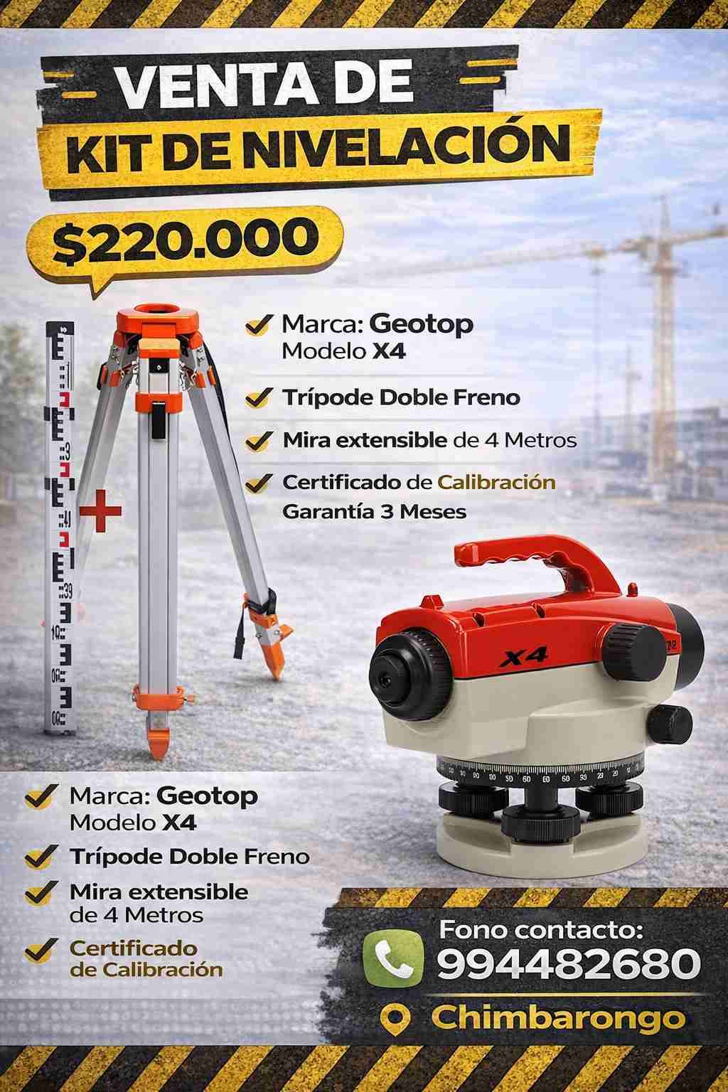Kit de Nivelación Geotop X4