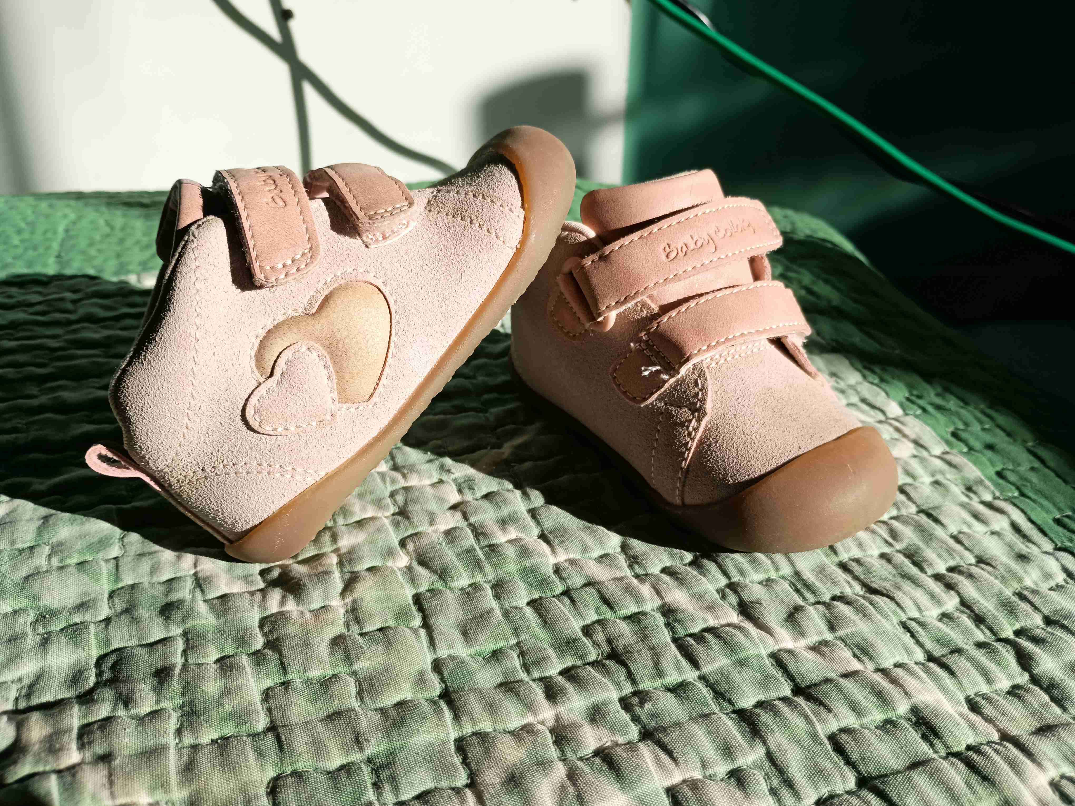 Botines de bebé rosa