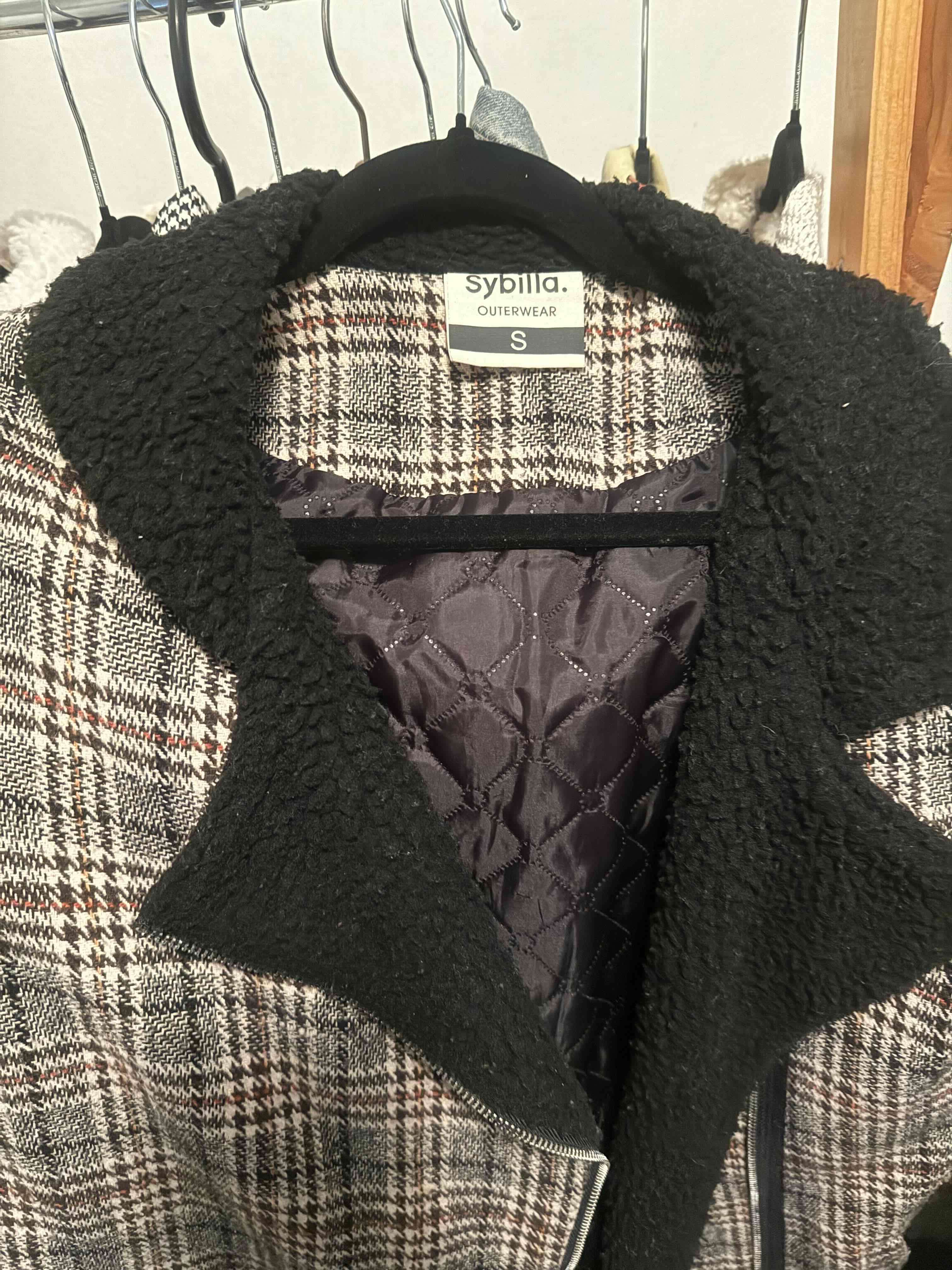 Abrigo Sybilla a cuadros - miniatura 1