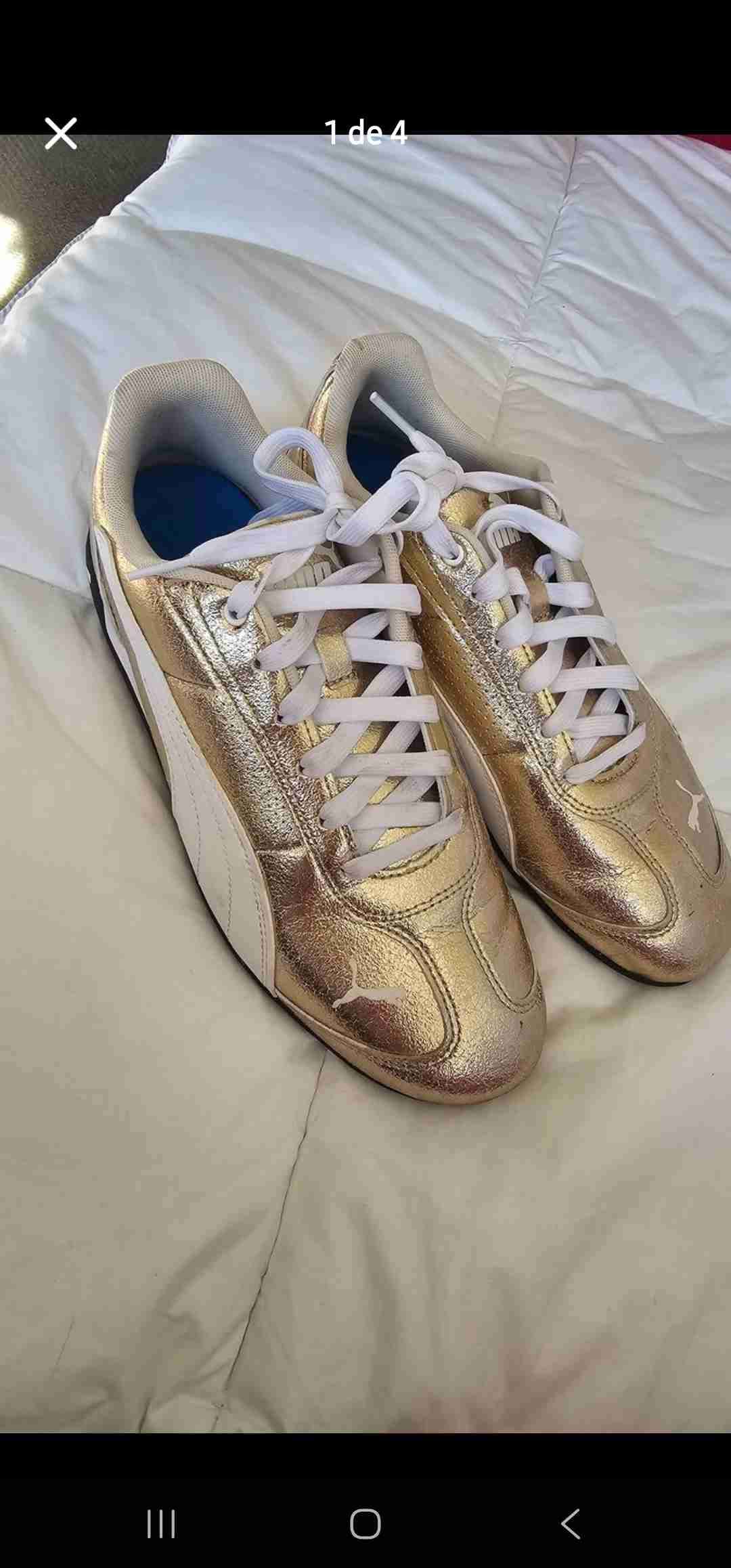 Zapatillas doradas Puma mujer Speedcat - miniatura 1