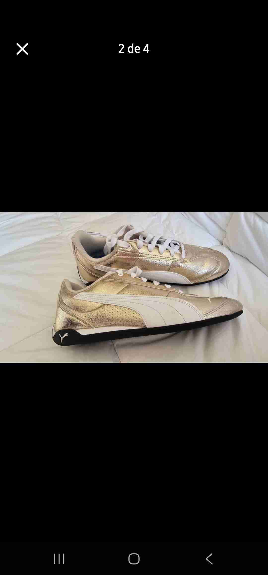 Zapatillas doradas Puma mujer Speedcat - miniatura 2