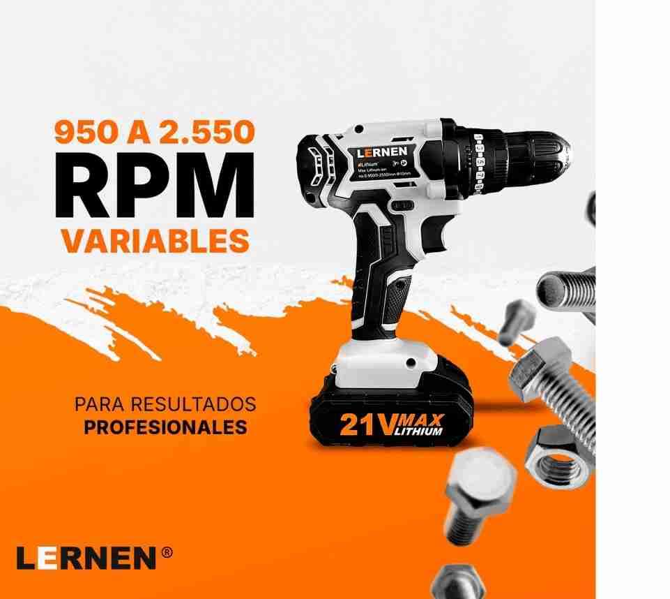Taladro inalámbrico LERNEN 21V - 3