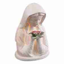 Escultura religiosa de cerámica