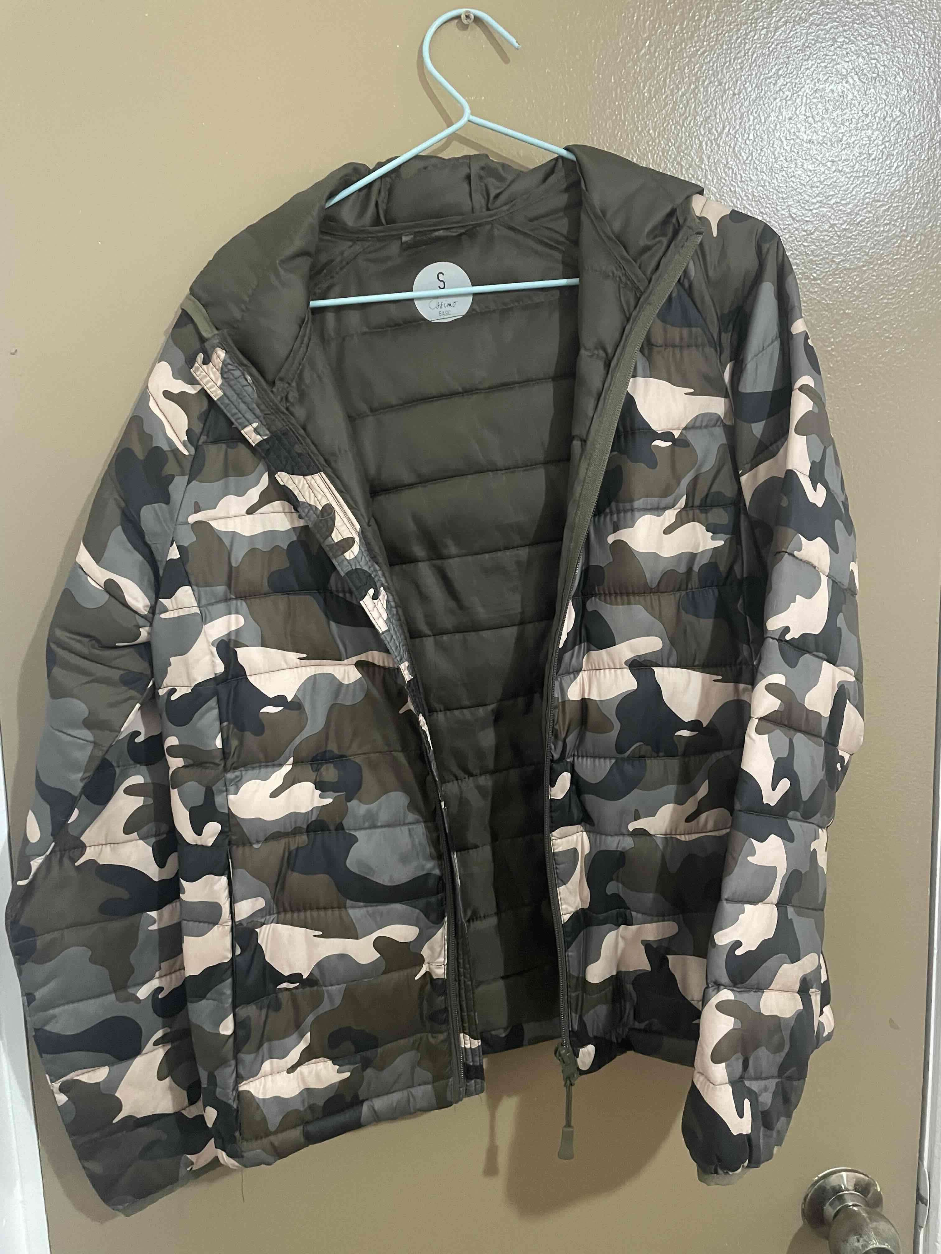 Chaqueta camuflaje verde