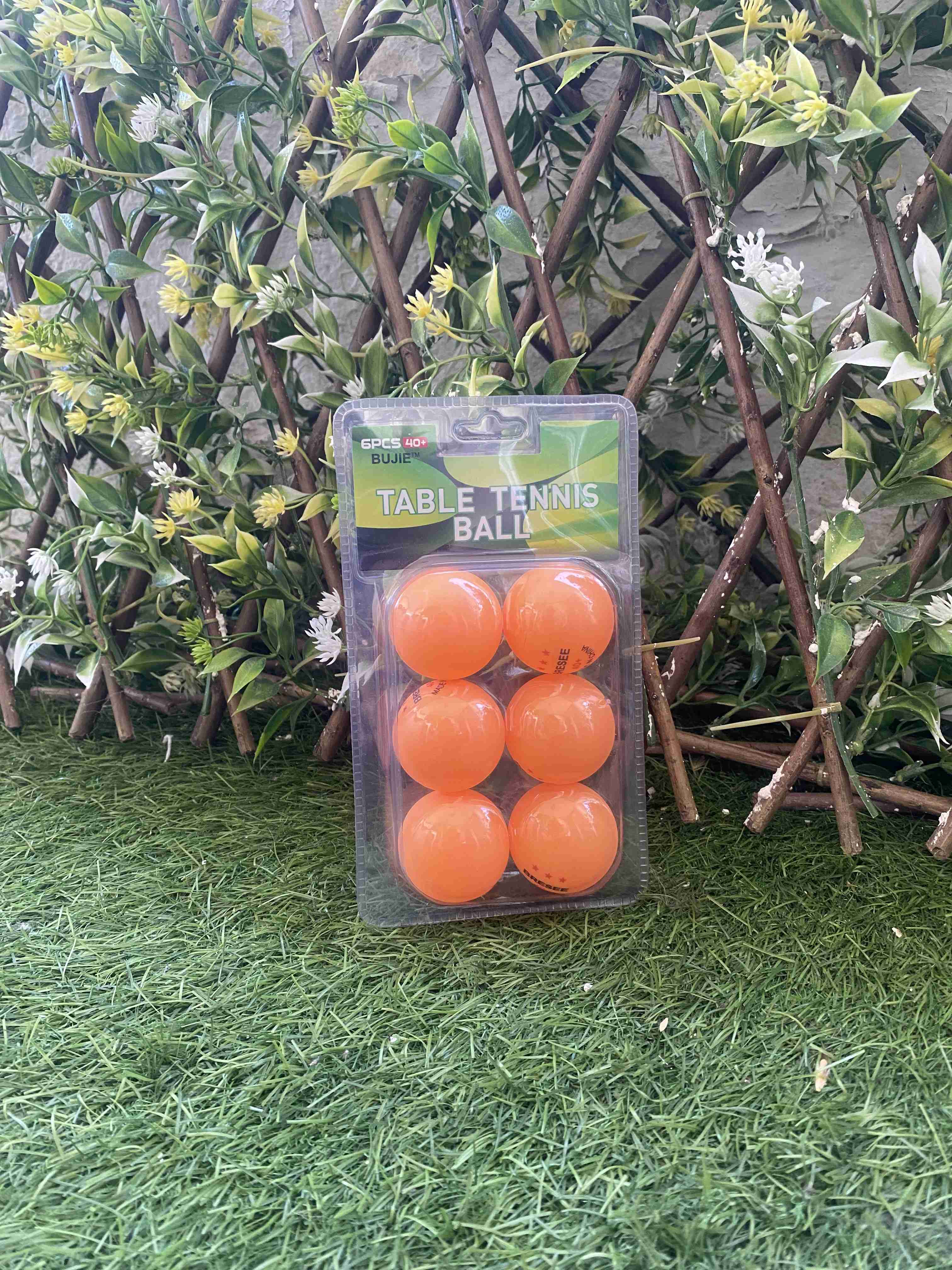 Pelotas de ping pong naranjas